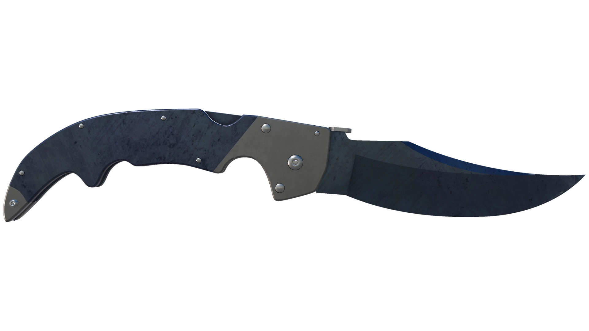 ★ Falchion Knife | Blue Steel (Well-Worn)