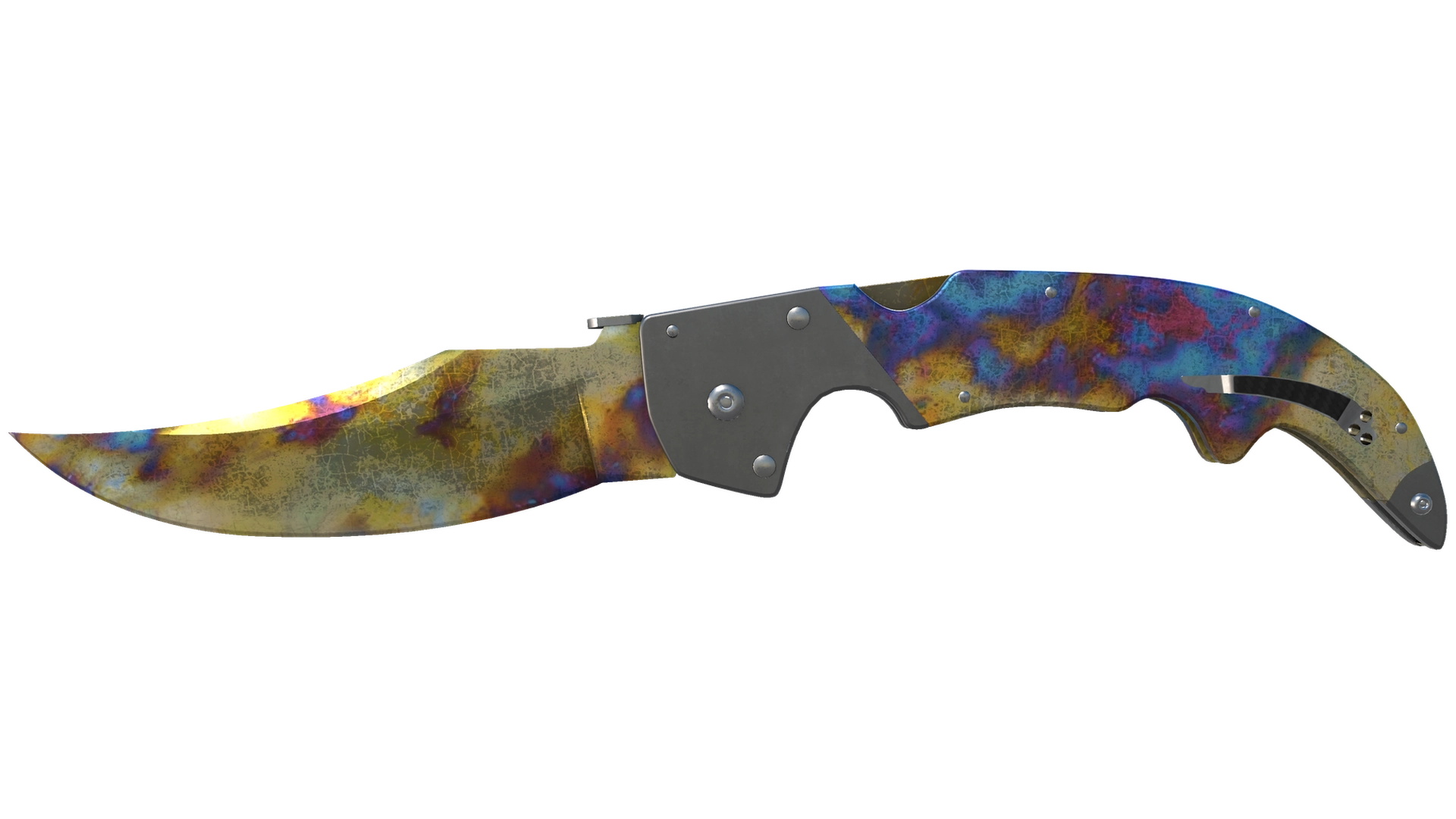 ★ Falchion Knife | Case Hardened (Well-Worn)