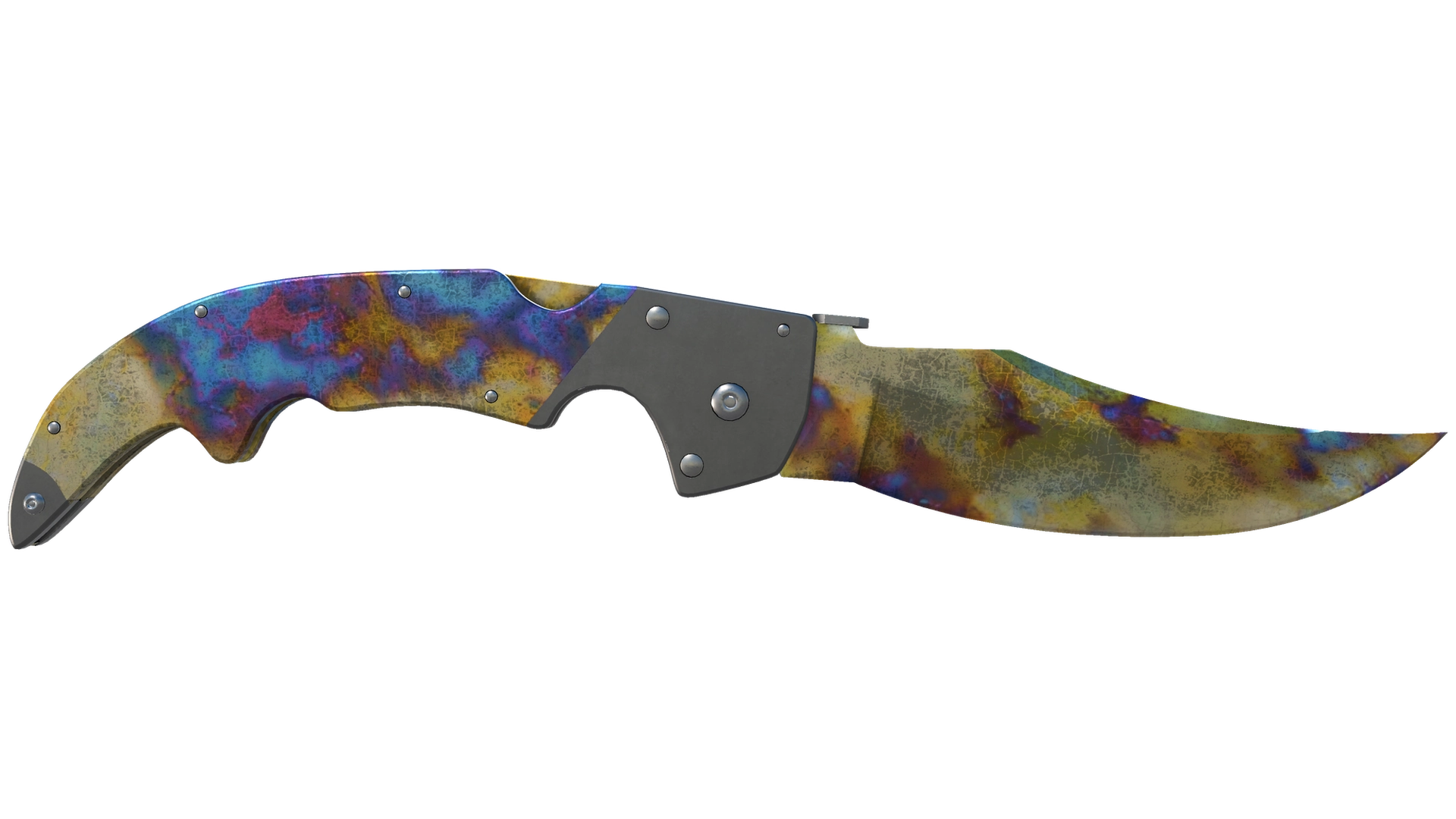 ★ Falchion Knife | Case Hardened (Well-Worn)