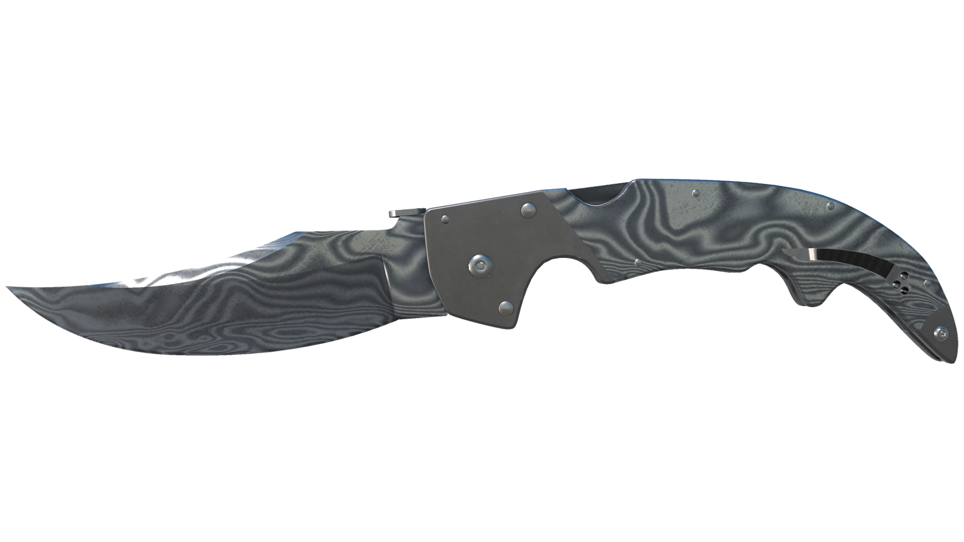 ★ Falchion Knife | Damascus Steel (Well-Worn)
