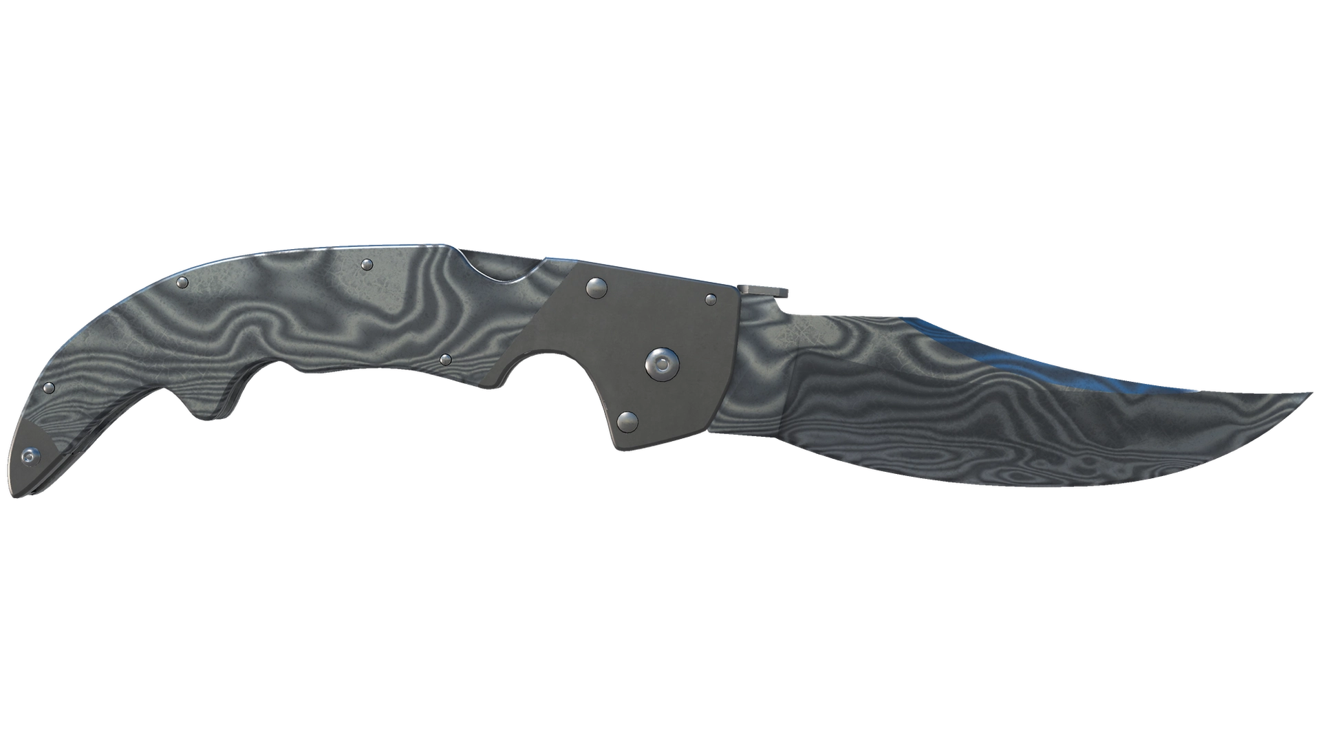 ★ Falchion Knife | Damascus Steel (Well-Worn)
