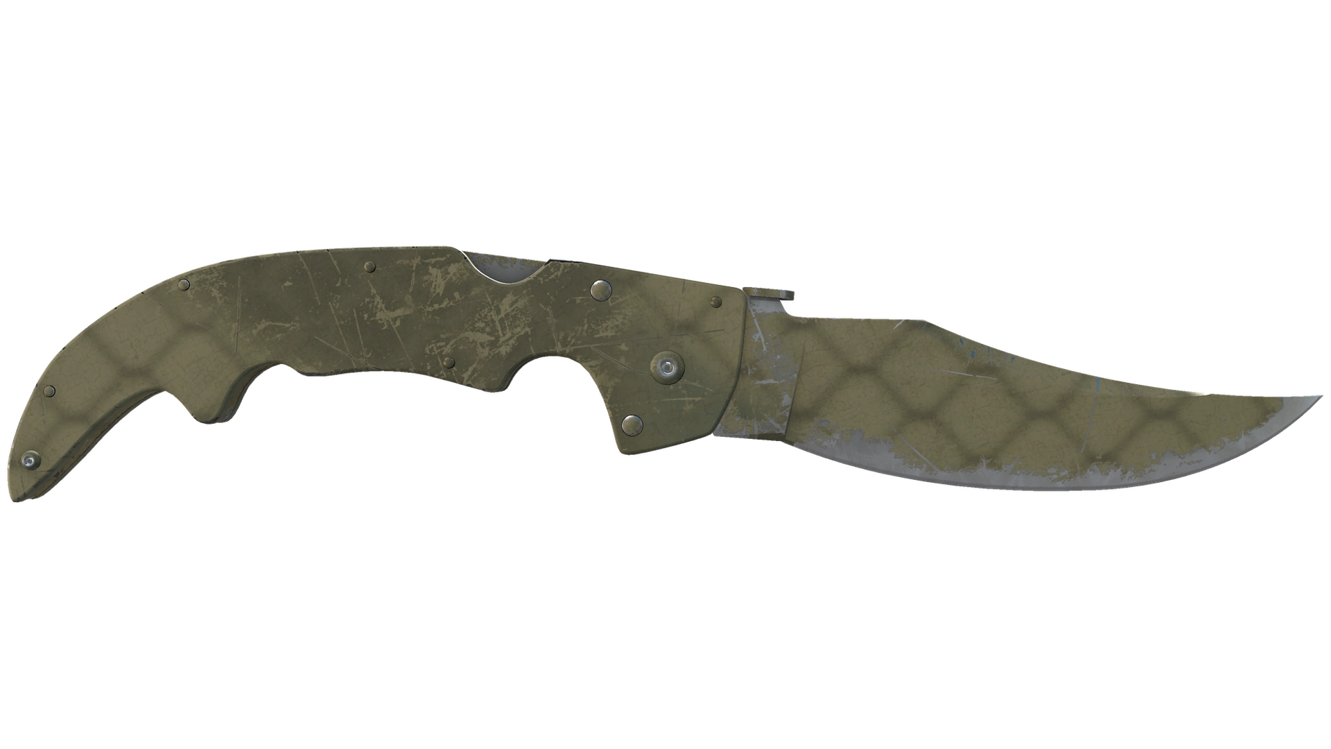 ★ Falchion Knife | Safari Mesh (Well-Worn)
