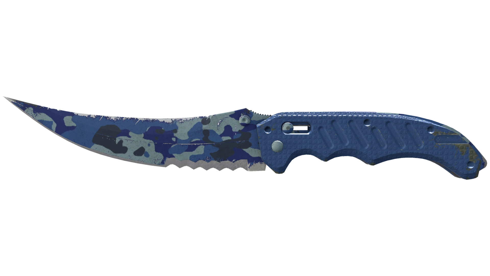 ★ Flip Knife | Bright Water (Well-Worn)