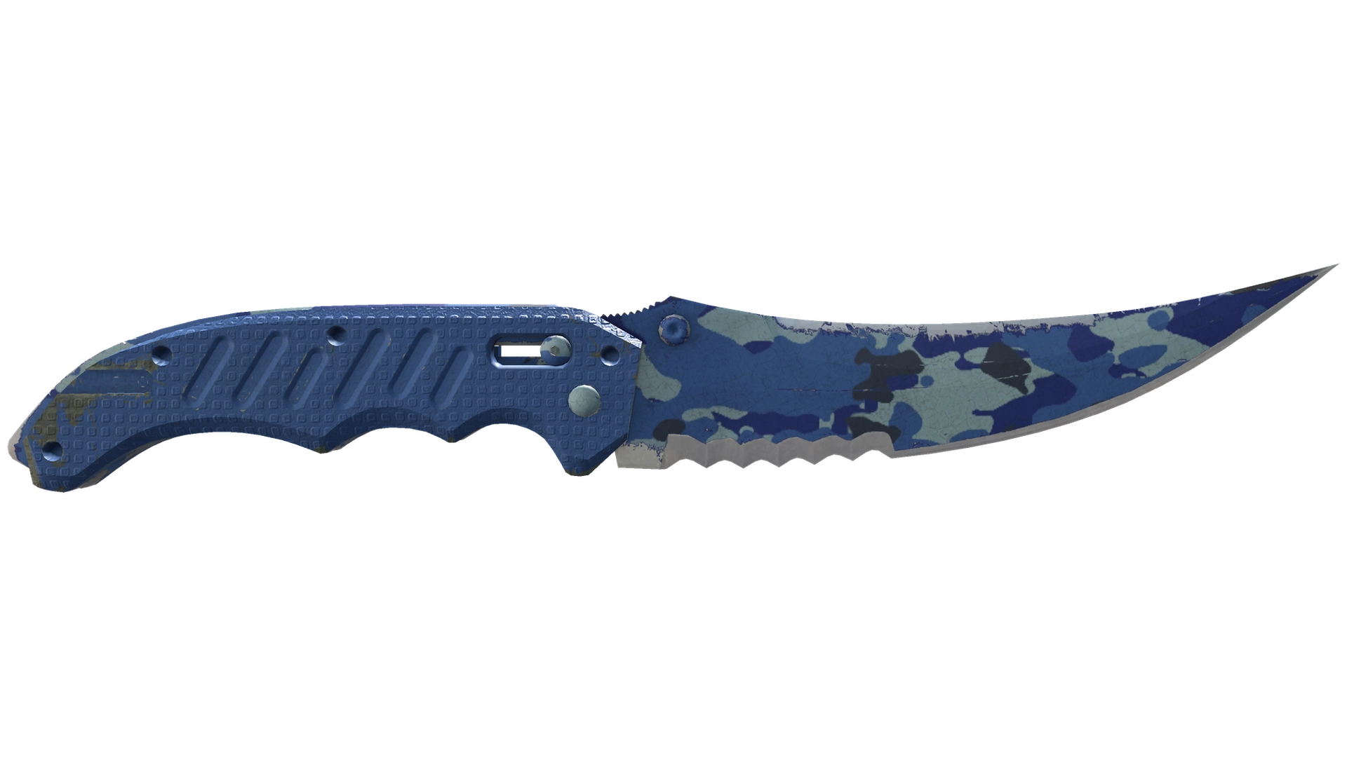 ★ Flip Knife | Bright Water (Well-Worn)