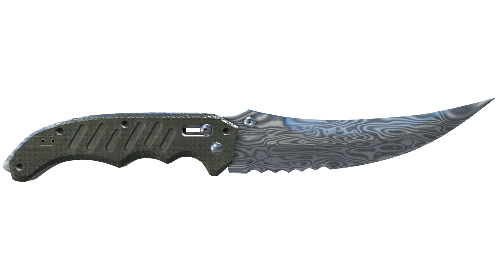 ★ Flip Knife | Damascus Steel (Minimal Wear)