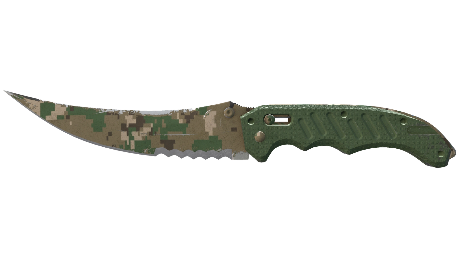 ★ Flip Knife | Forest DDPAT (Well-Worn)