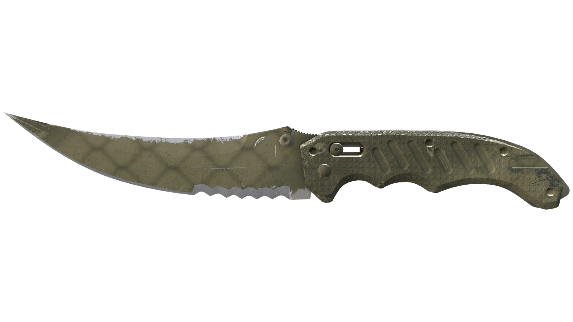 ★ Flip Knife | Safari Mesh (Well-Worn)