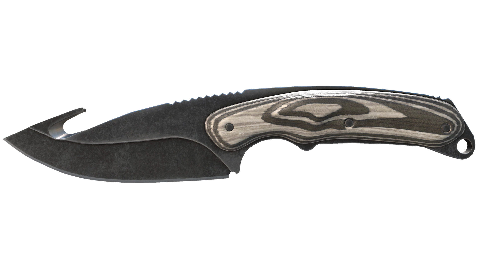 ★ Gut Knife | Black Laminate (Minimal Wear)