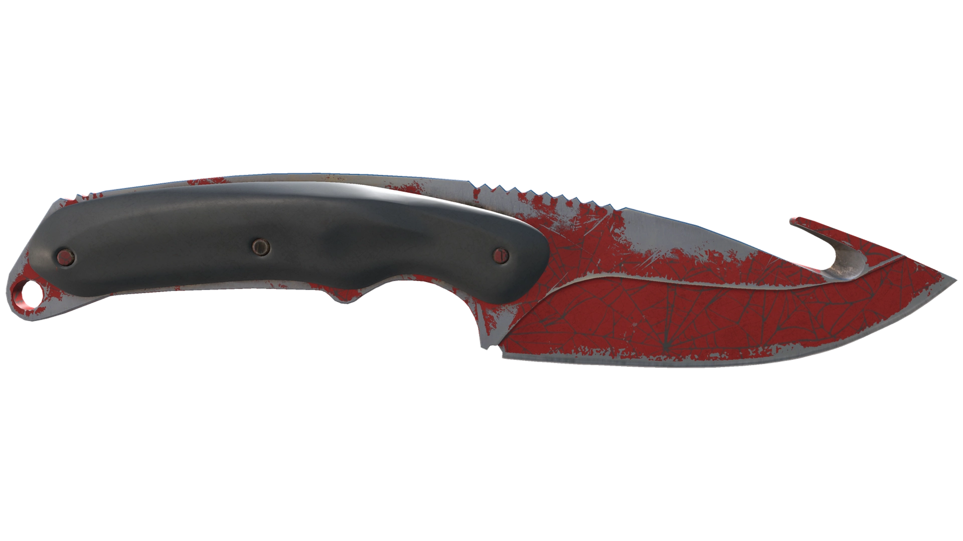 ★ Gut Knife | Crimson Web (Well-Worn)