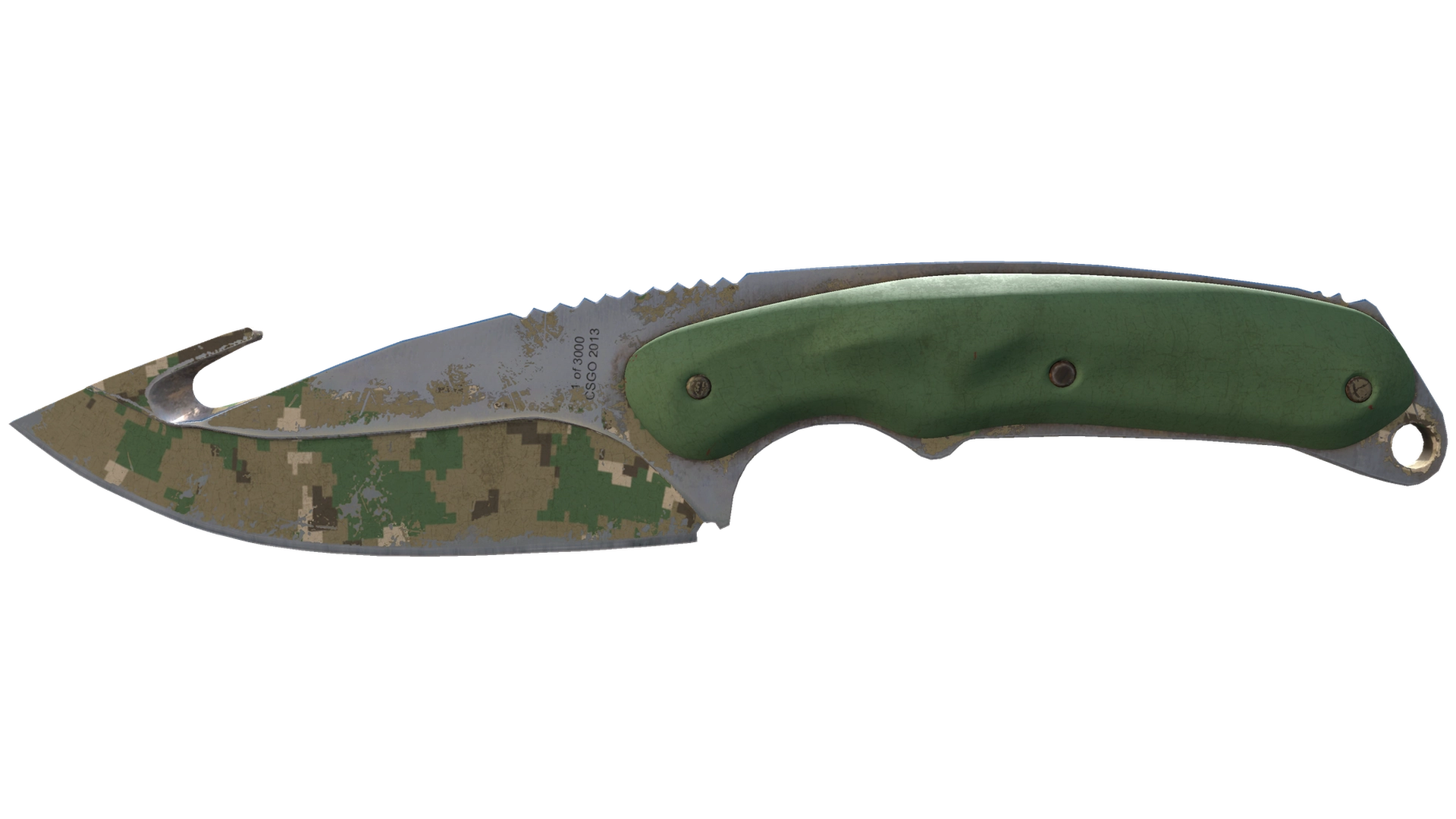 ★ Gut Knife | Forest DDPAT (Battle-Scarred)