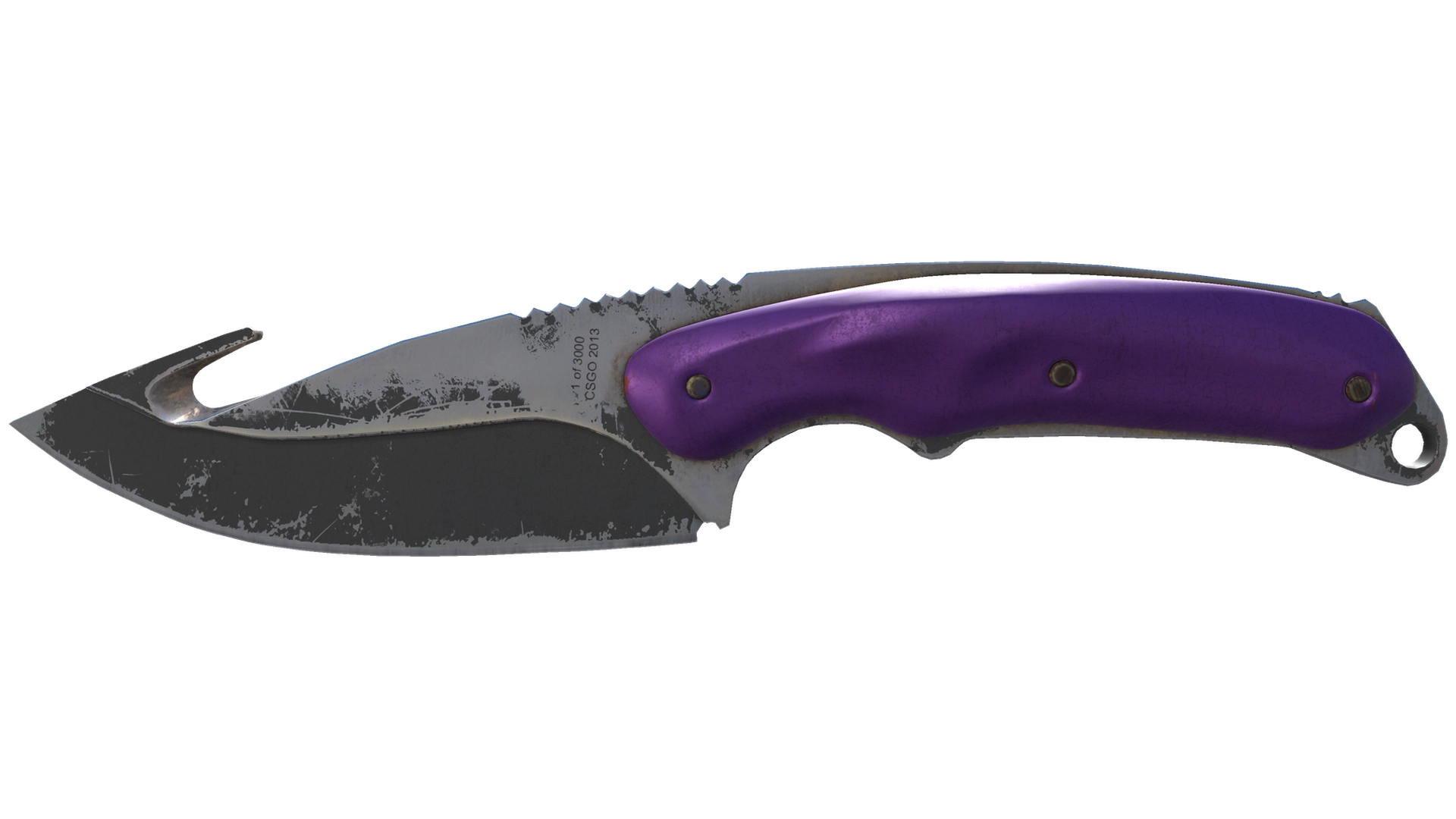 ★ Gut Knife | Ultraviolet (Battle-Scarred)