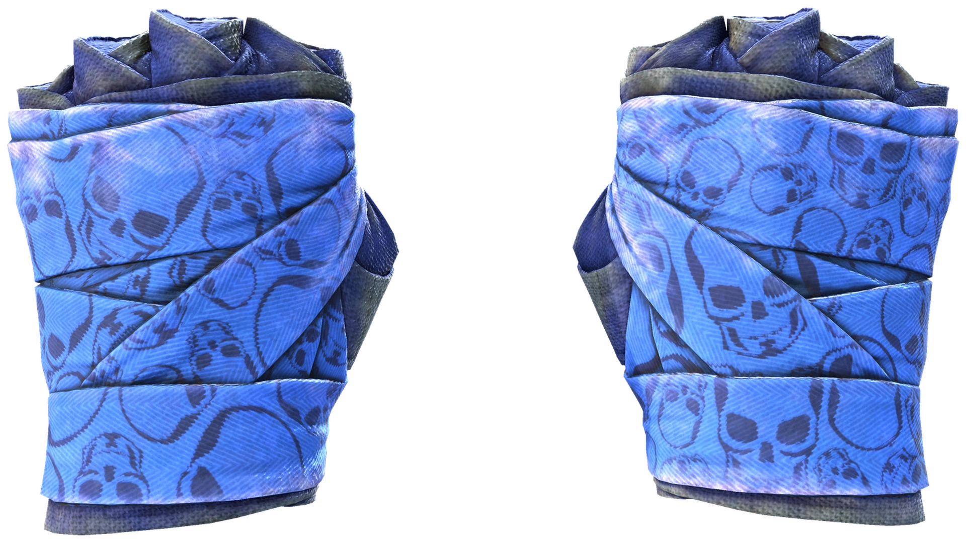 ★ Hand Wraps | Cobalt Skulls (Battle-Scarred)