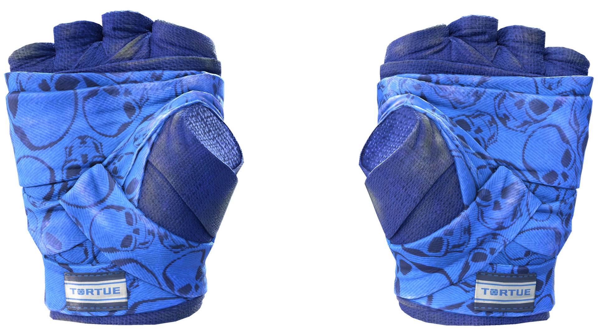 ★ Hand Wraps | Cobalt Skulls (Well-Worn)