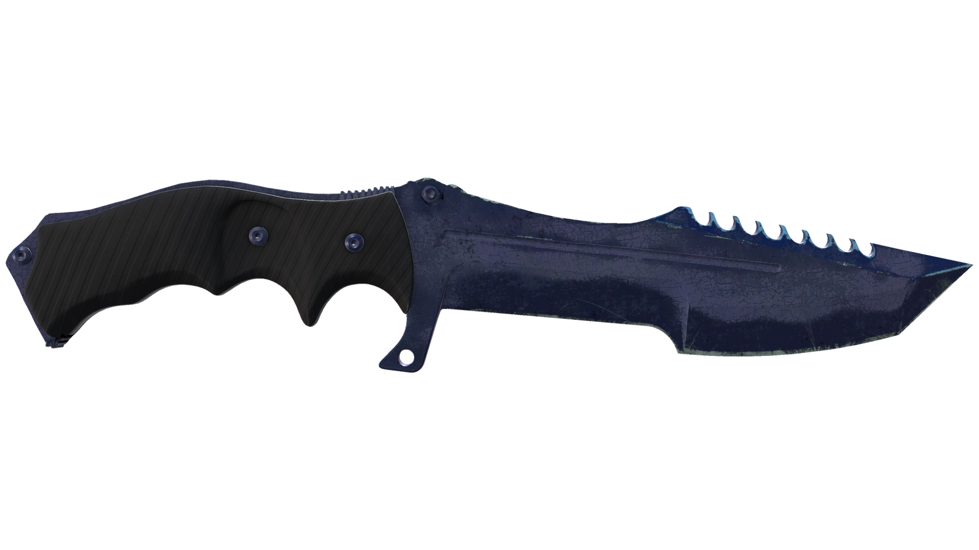 ★ Huntsman Knife | Blue Steel (Battle-Scarred)