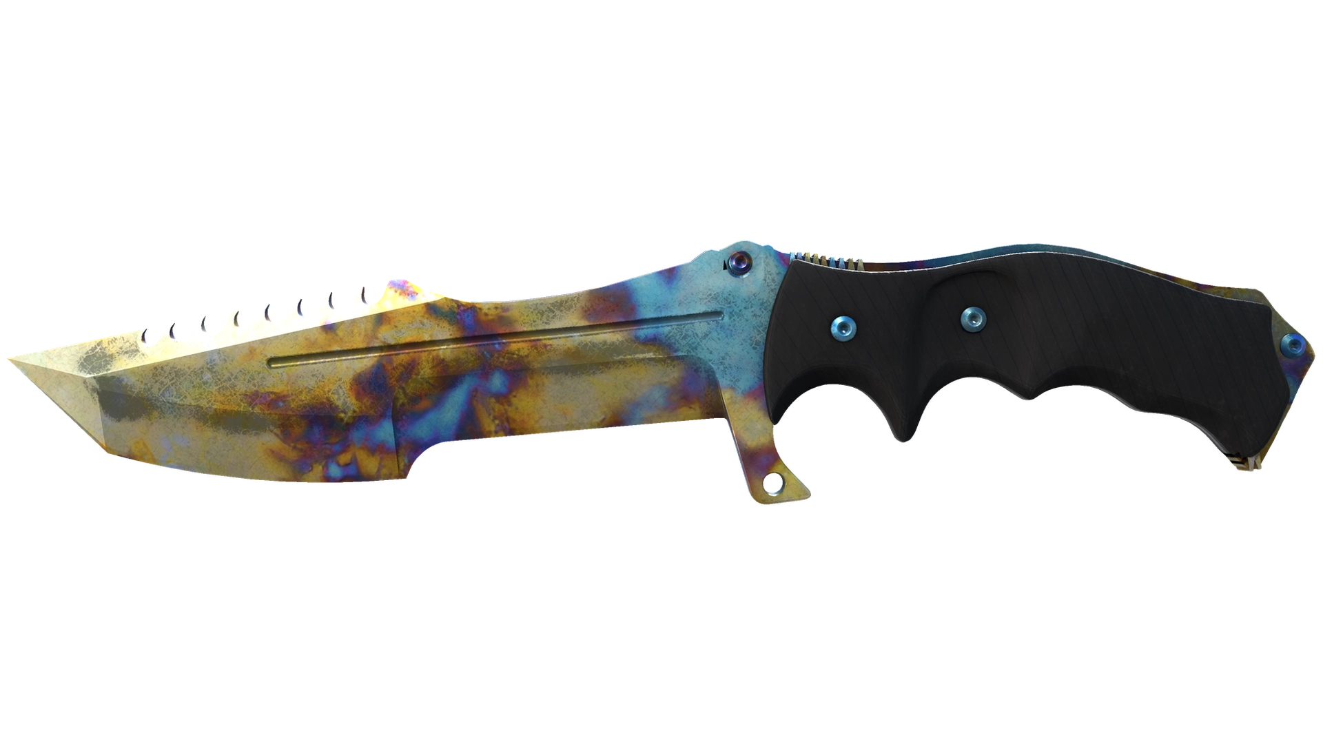 ★ Huntsman Knife | Case Hardened (Well-Worn)