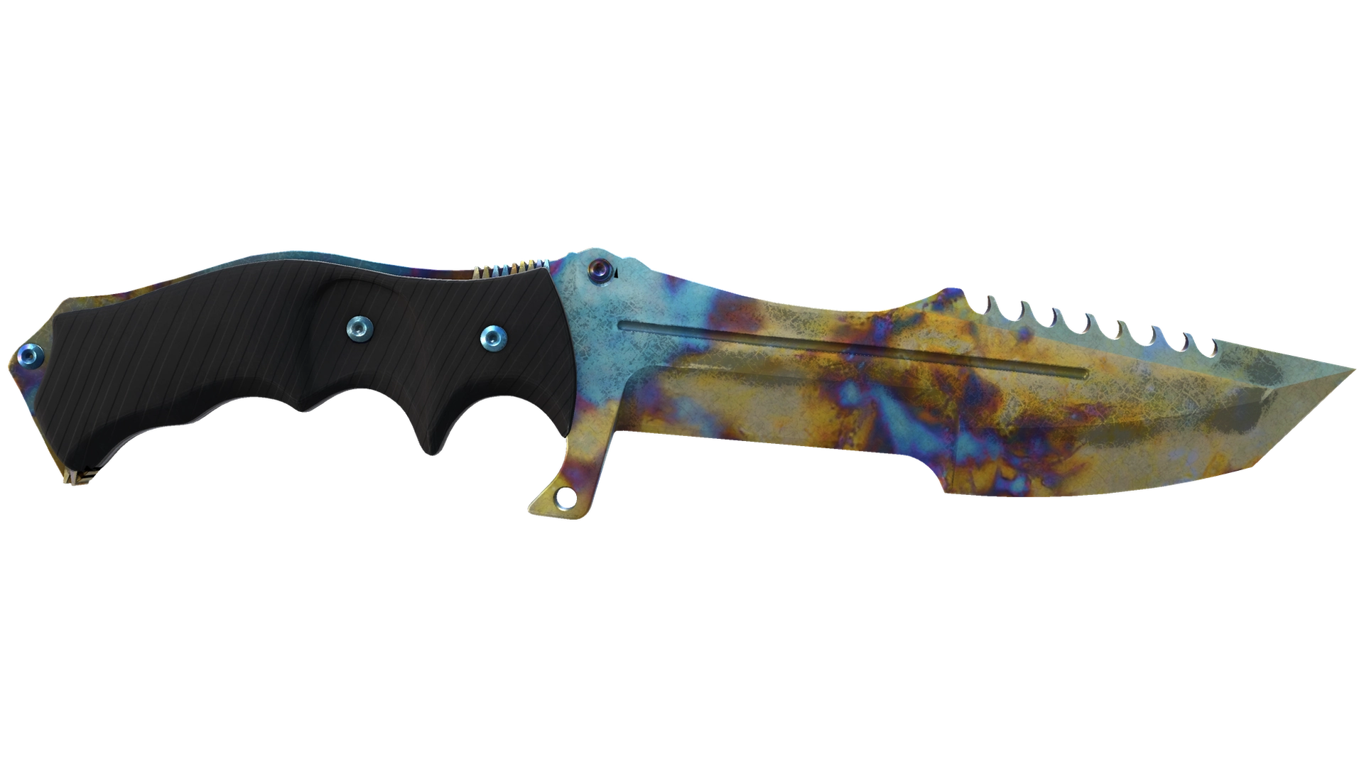 ★ Huntsman Knife | Case Hardened (Well-Worn)