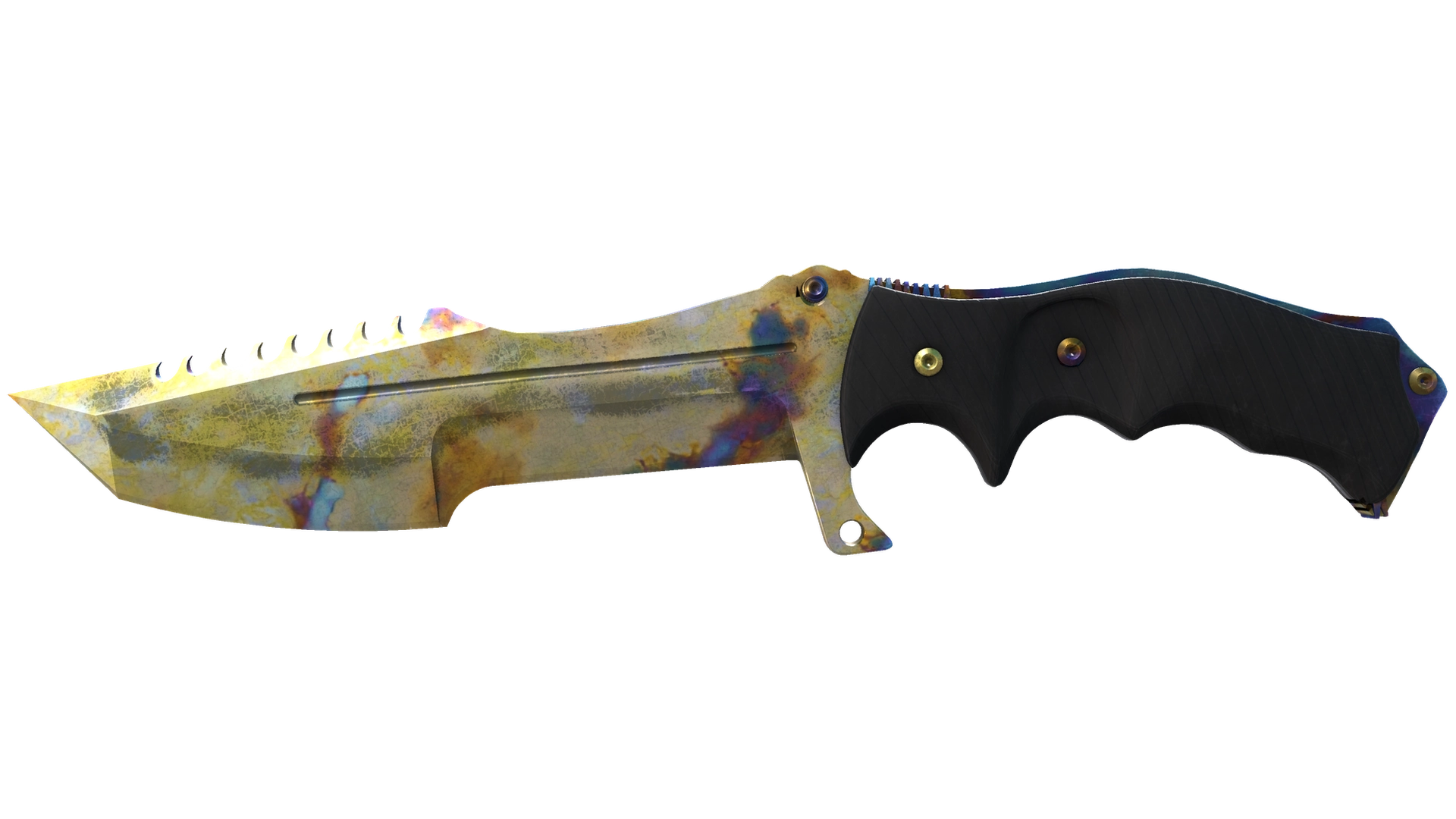 ★ Huntsman Knife | Case Hardened (Well-Worn)