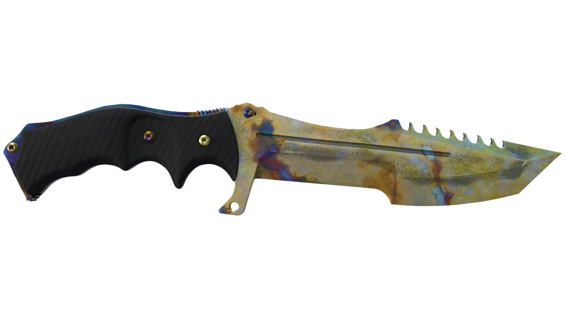 ★ Huntsman Knife | Case Hardened (Well-Worn)