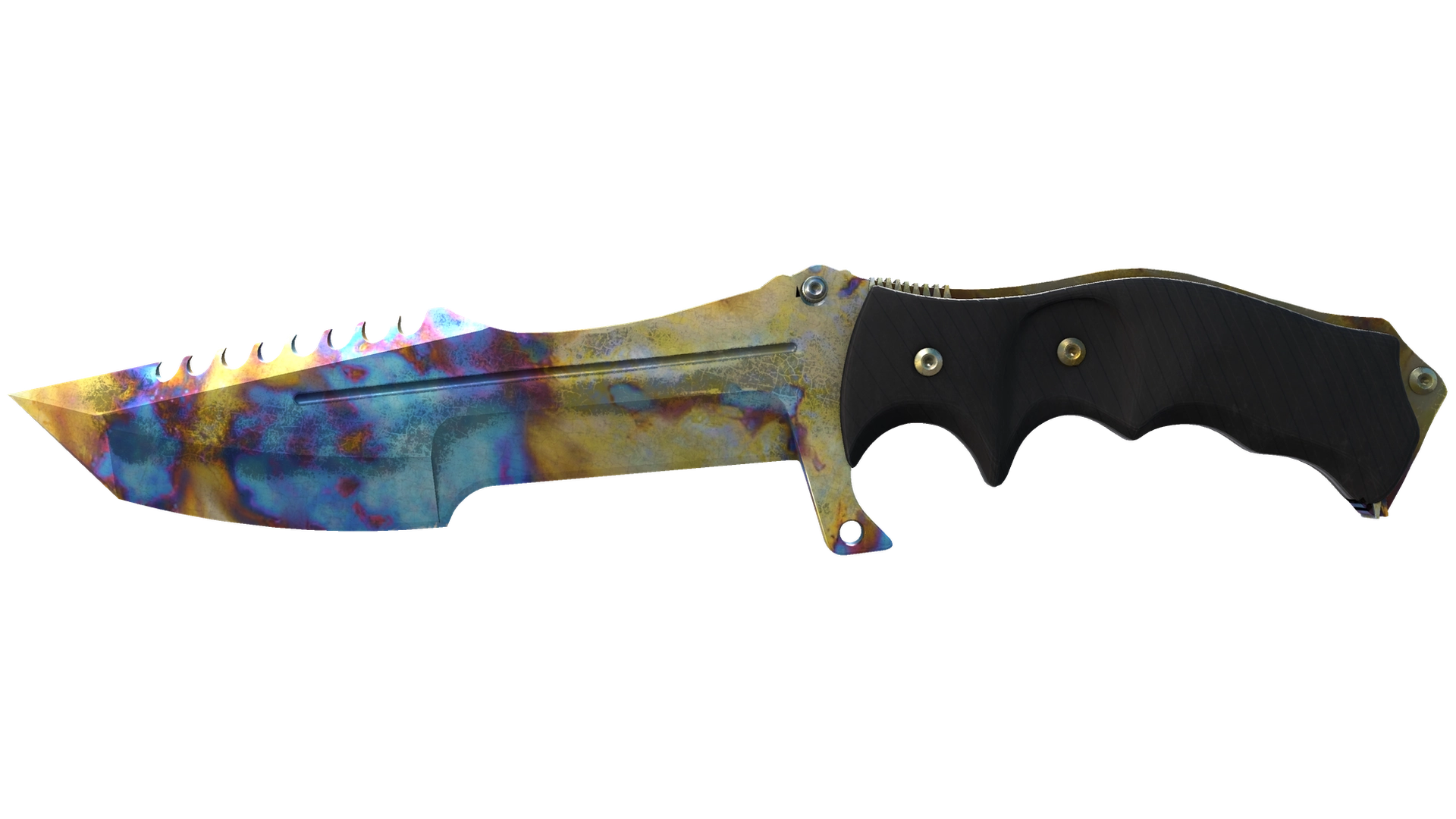 ★ Huntsman Knife | Case Hardened (Well-Worn)