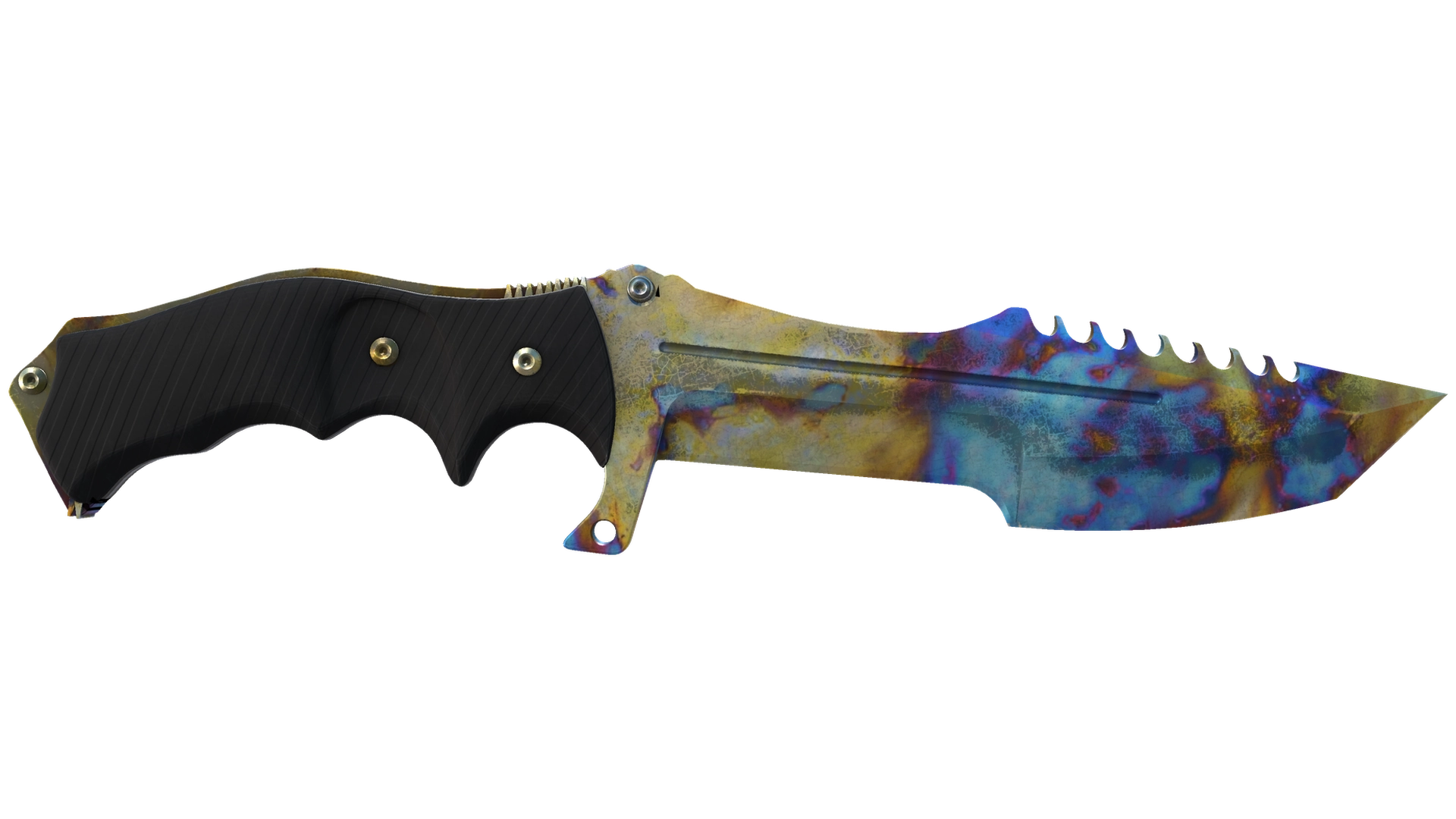 ★ Huntsman Knife | Case Hardened (Well-Worn)