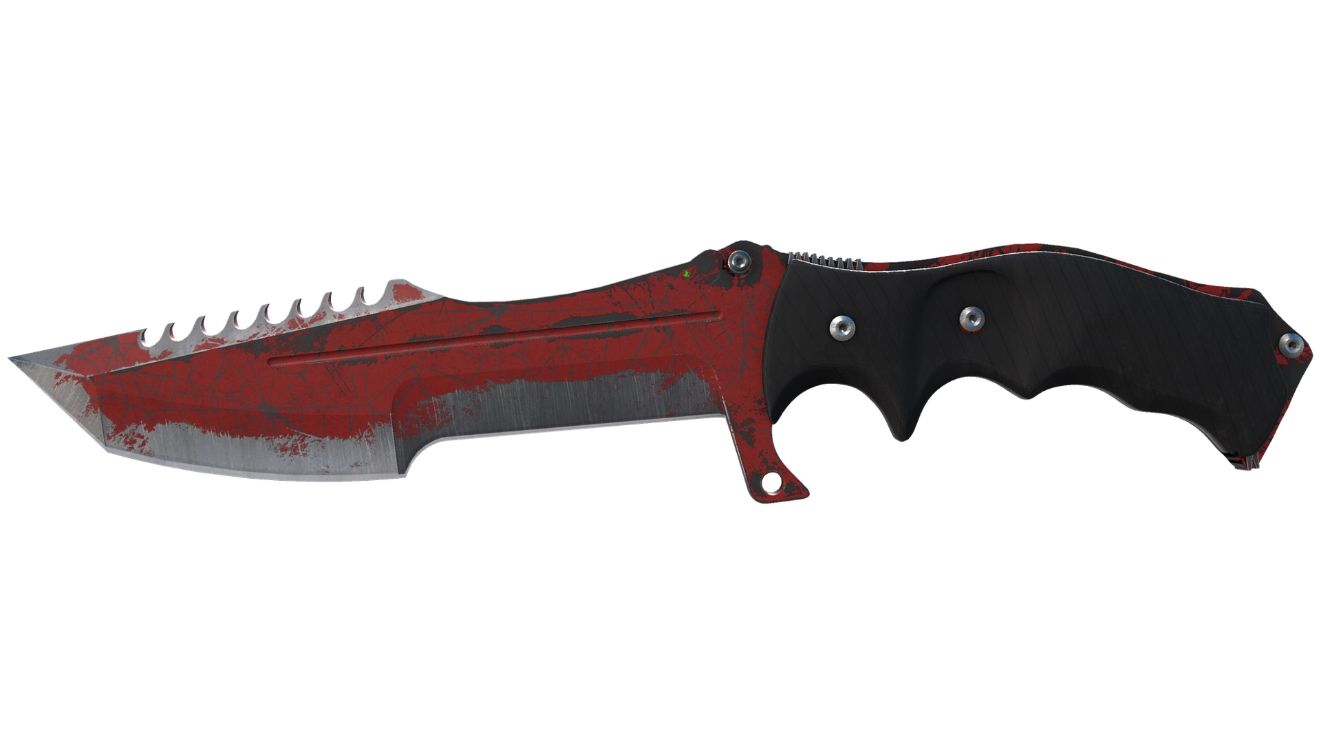 ★ Huntsman Knife | Crimson Web (Battle-Scarred)