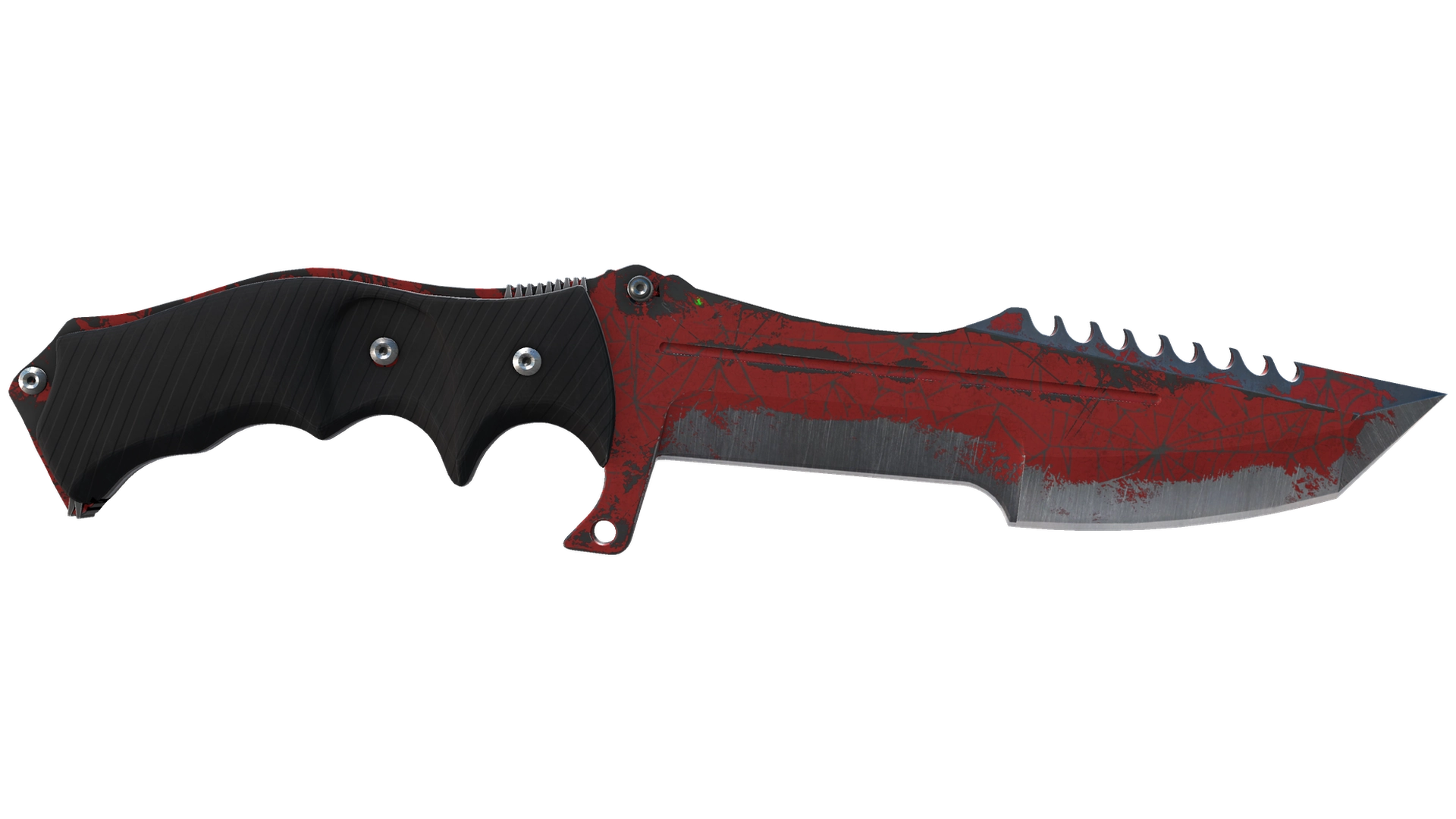 ★ Huntsman Knife | Crimson Web (Battle-Scarred)