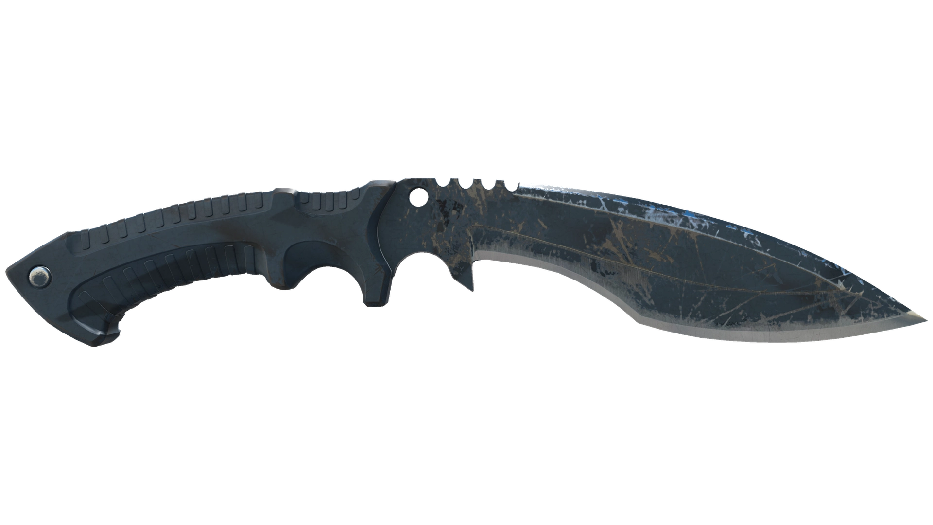 ★ Kukri Knife | Night Stripe (Well-Worn)
