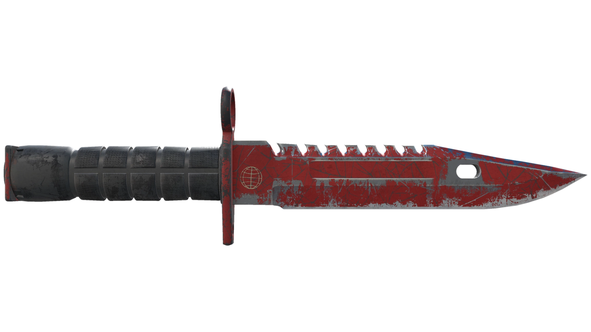 ★ M9 Bayonet | Crimson Web (Well-Worn)
