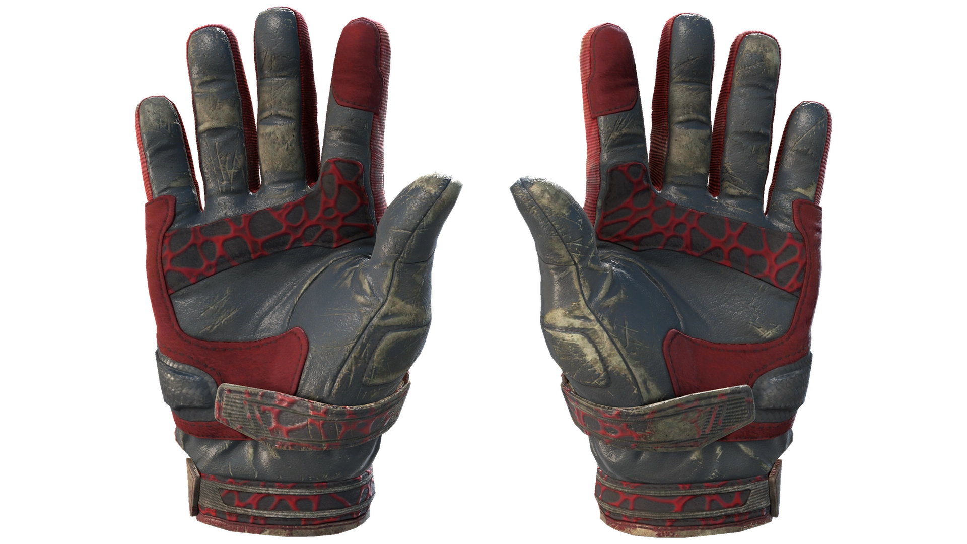 ★ Moto Gloves | Blood Pressure (Battle-Scarred)