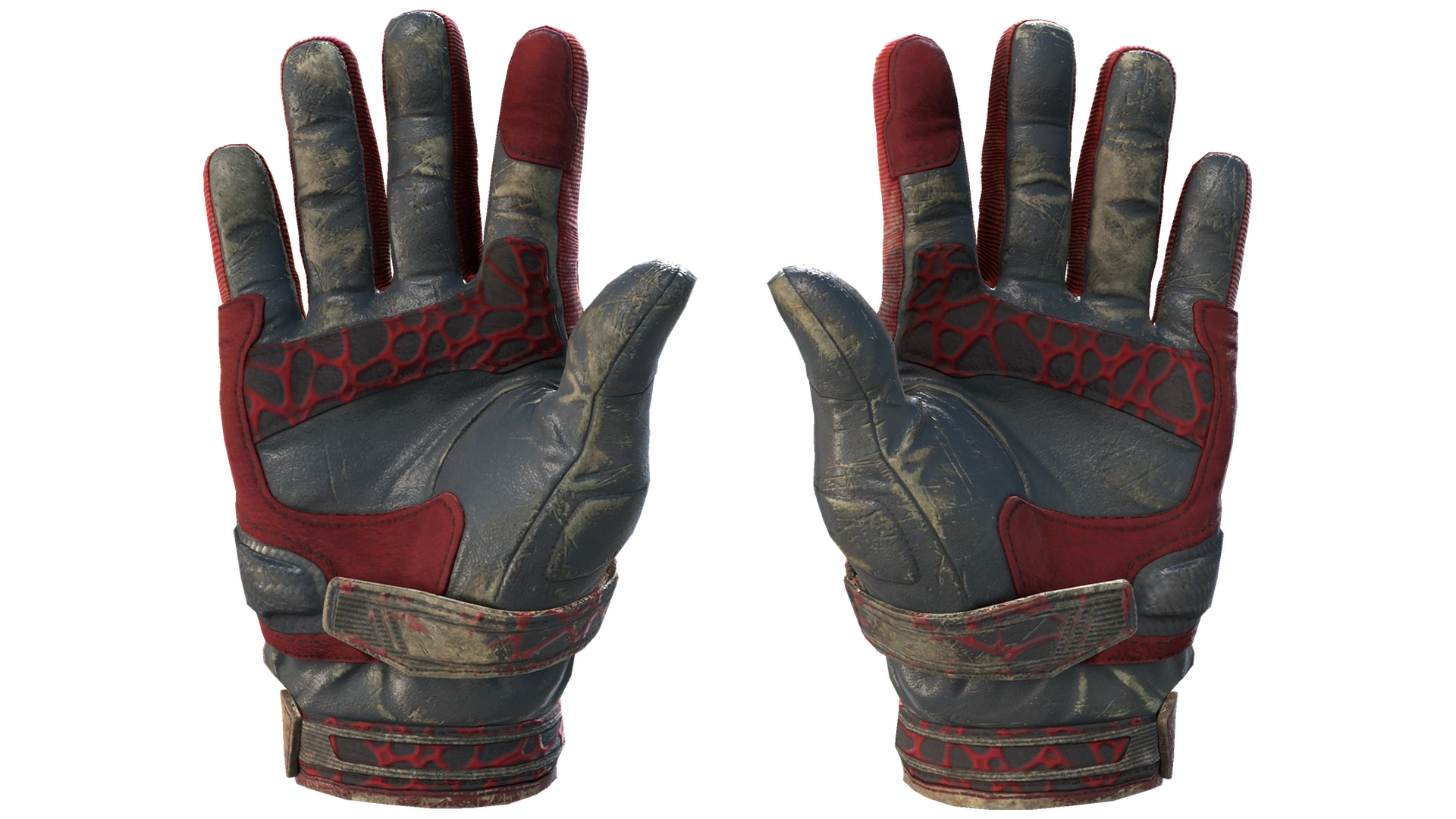 ★ Moto Gloves | Blood Pressure (Battle-Scarred)