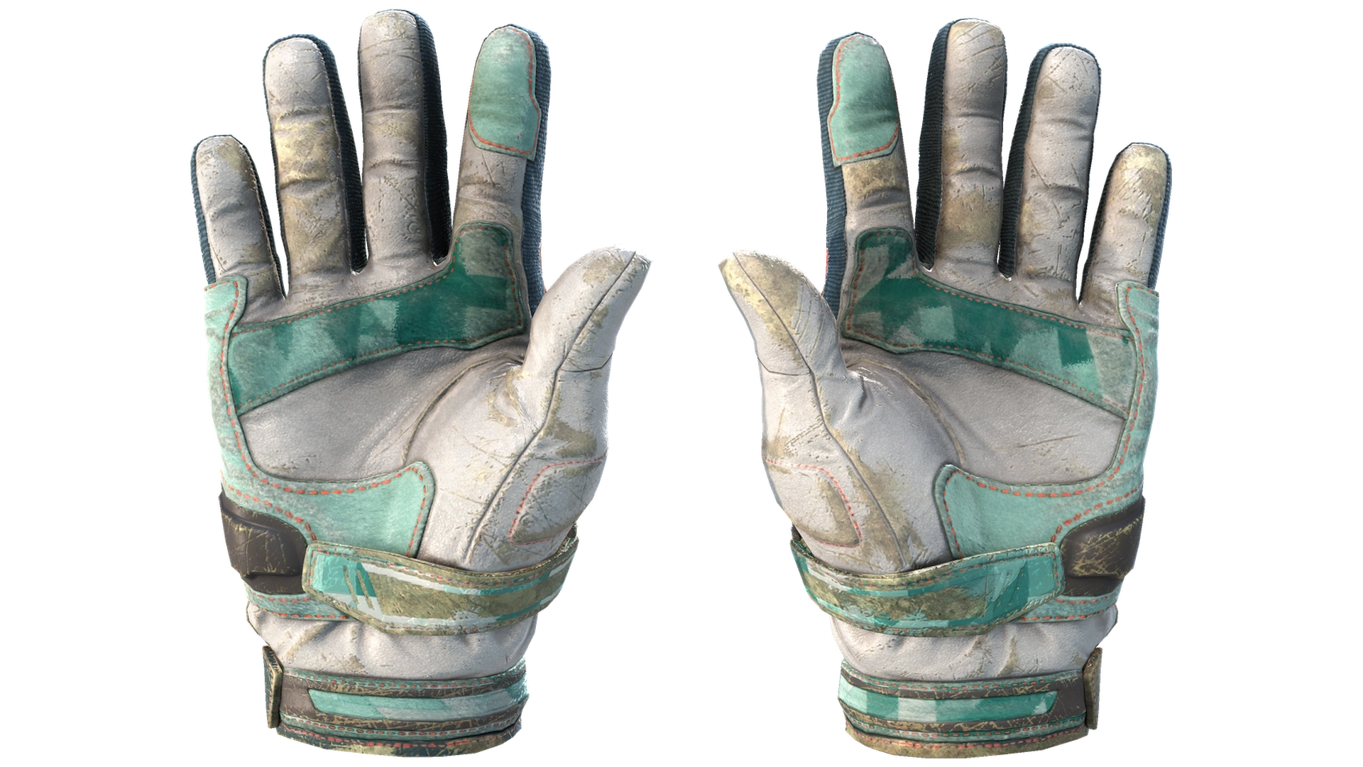 ★ Moto Gloves | Spearmint (Battle-Scarred)