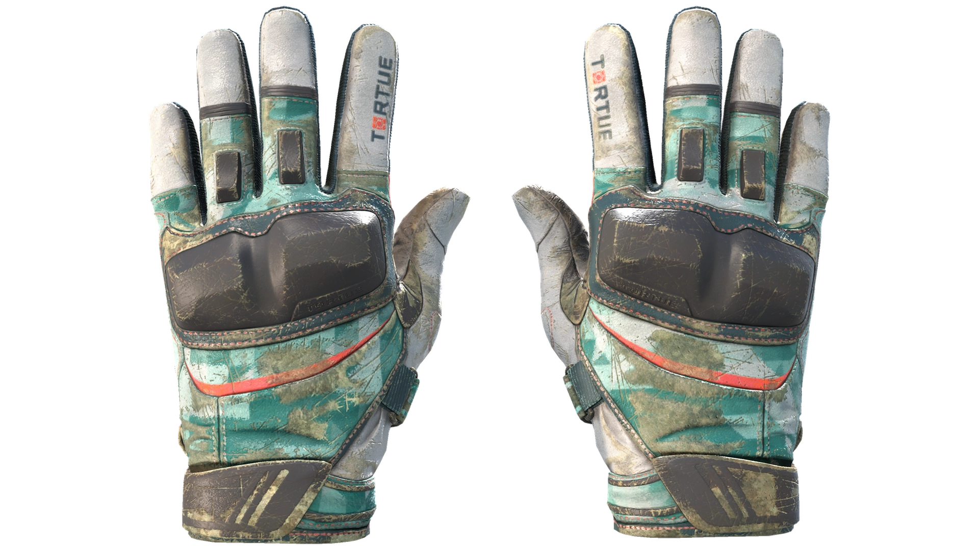 ★ Moto Gloves | Spearmint (Battle-Scarred)