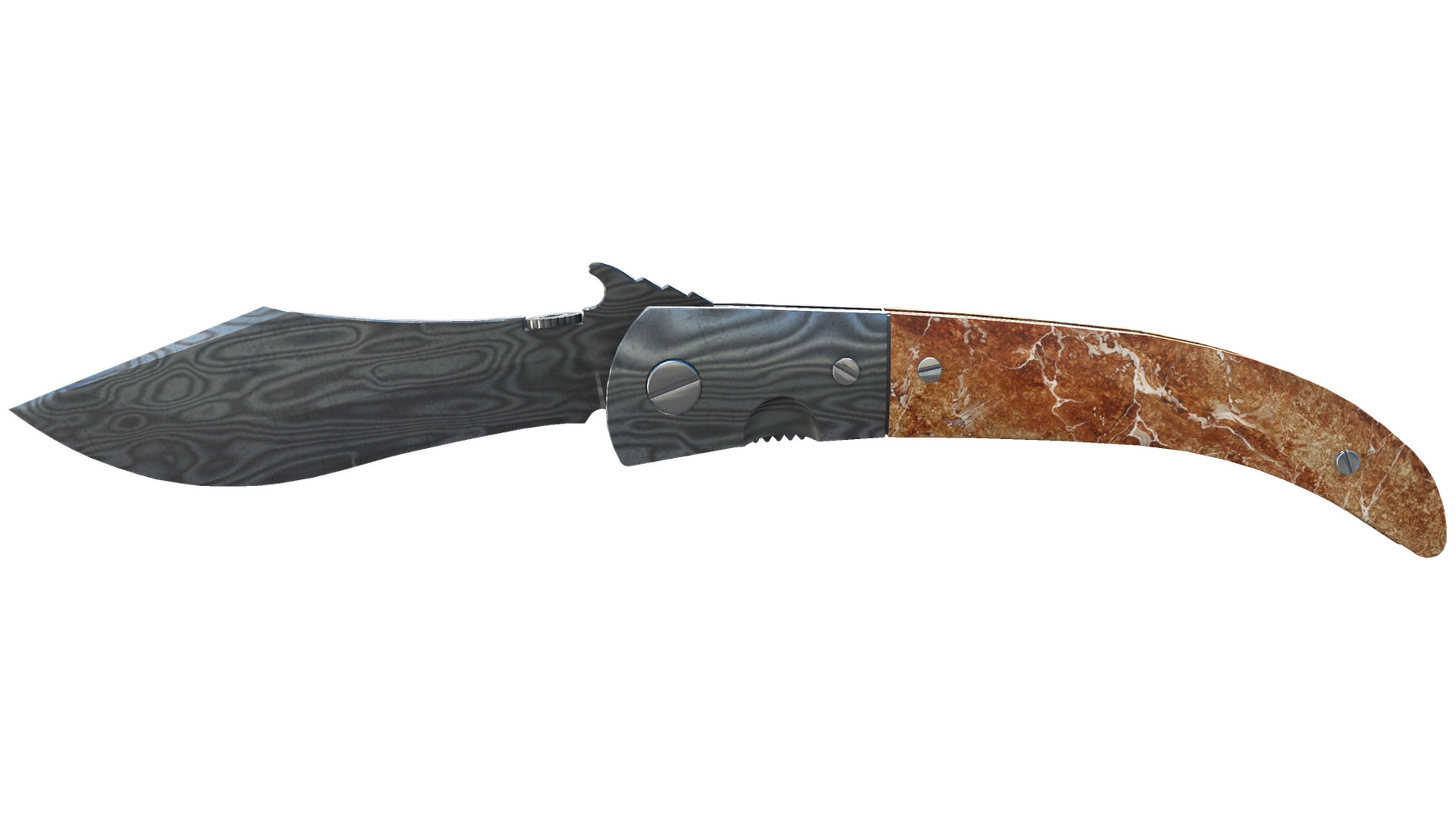 ★ Navaja Knife | Damascus Steel (Battle-Scarred)