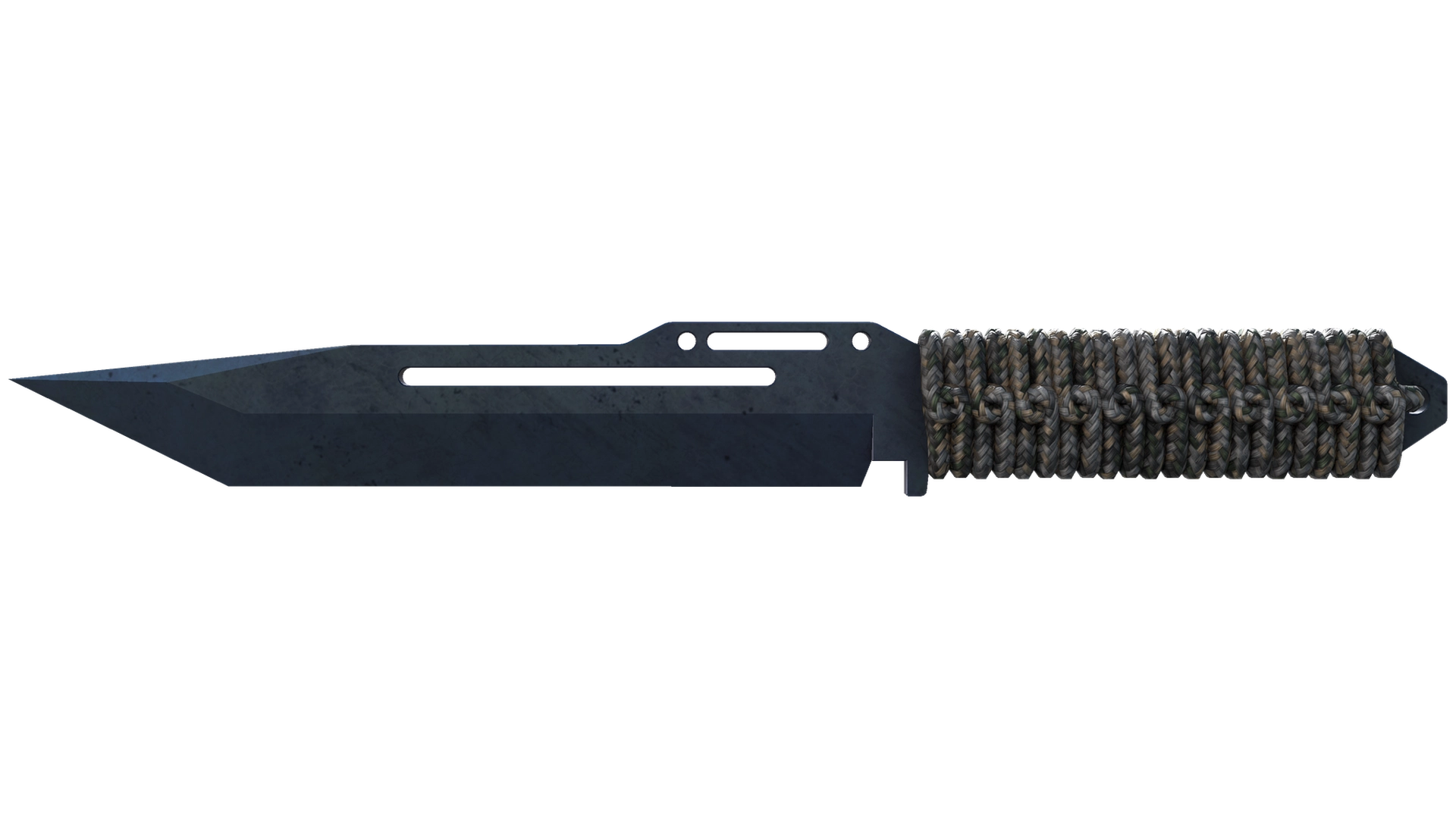 ★ Paracord Knife | Blue Steel (Well-Worn)