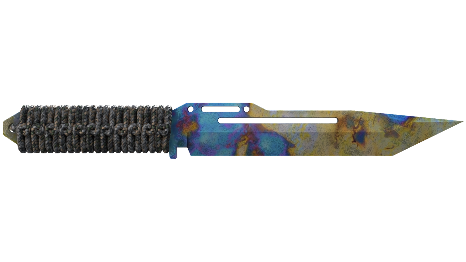 ★ Paracord Knife | Case Hardened (Well-Worn)