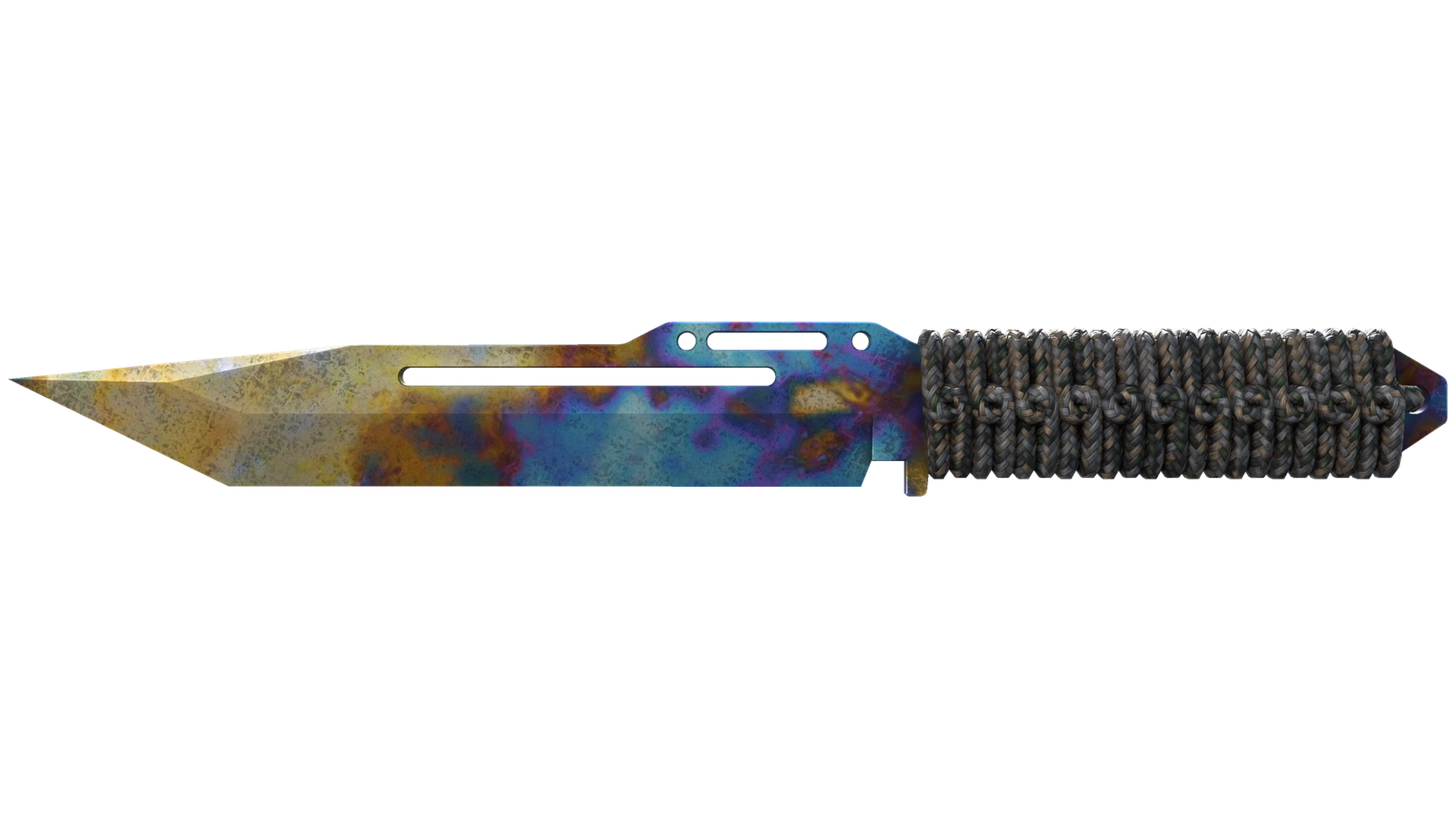 ★ Paracord Knife | Case Hardened (Well-Worn)