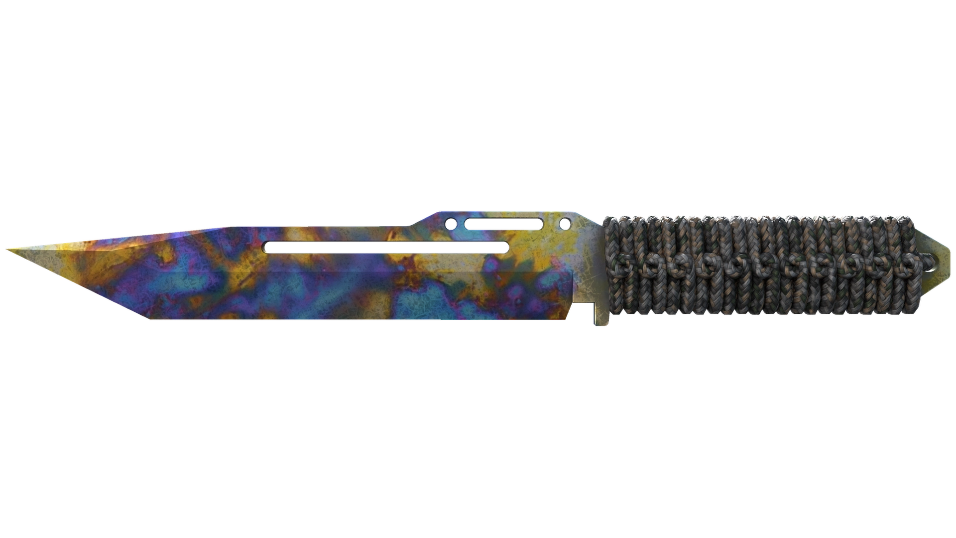 ★ Paracord Knife | Case Hardened (Well-Worn)