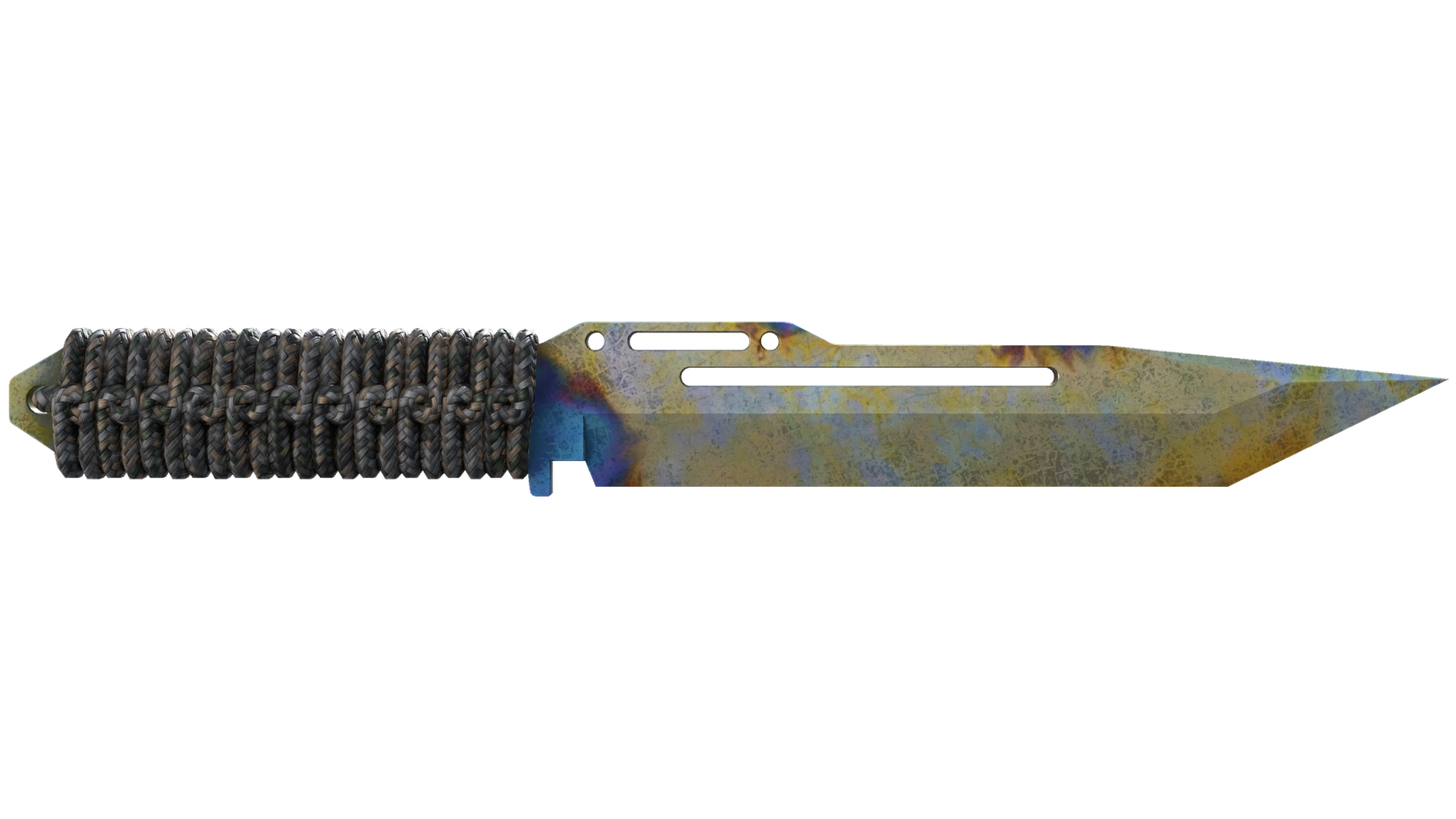 ★ Paracord Knife | Case Hardened (Well-Worn)