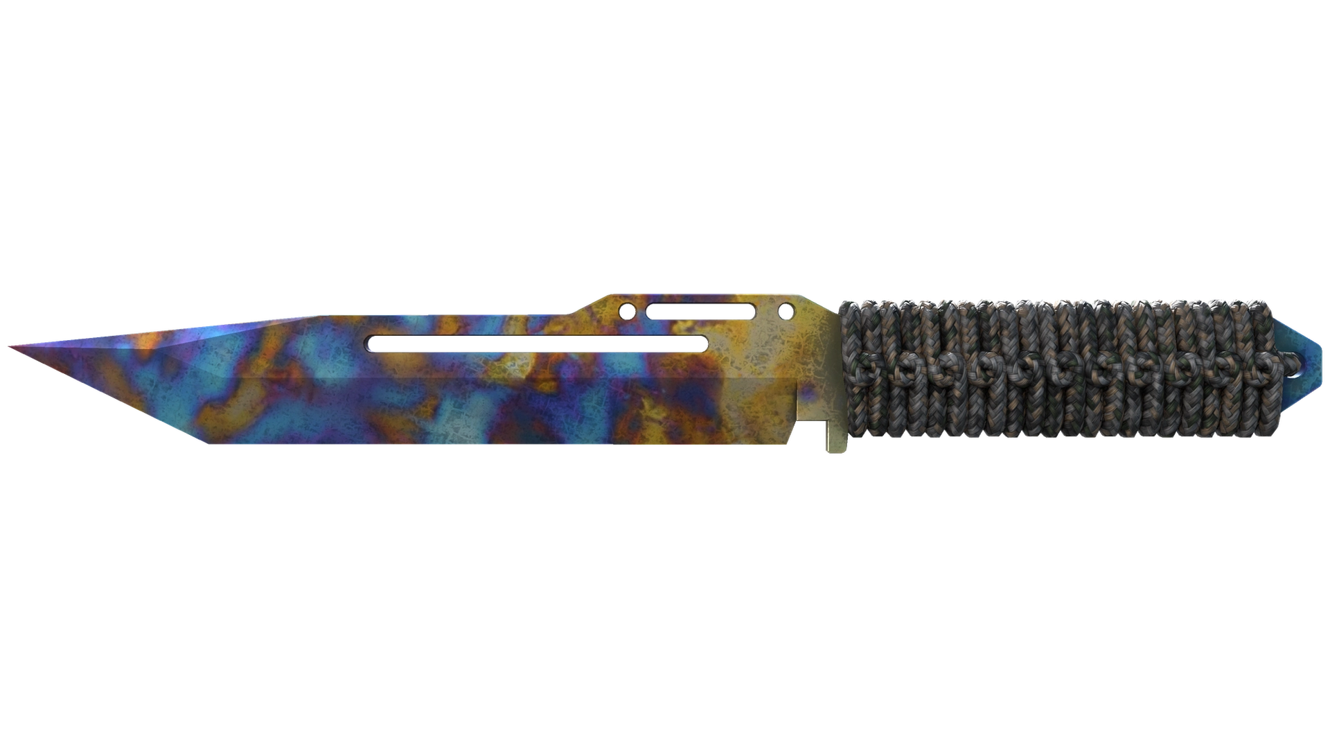 ★ Paracord Knife | Case Hardened (Well-Worn)