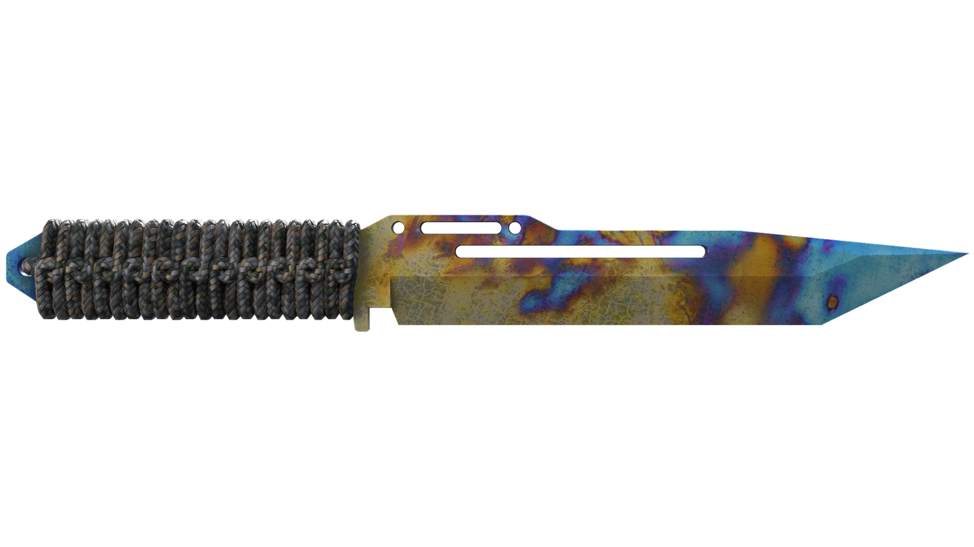 ★ Paracord Knife | Case Hardened (Well-Worn)