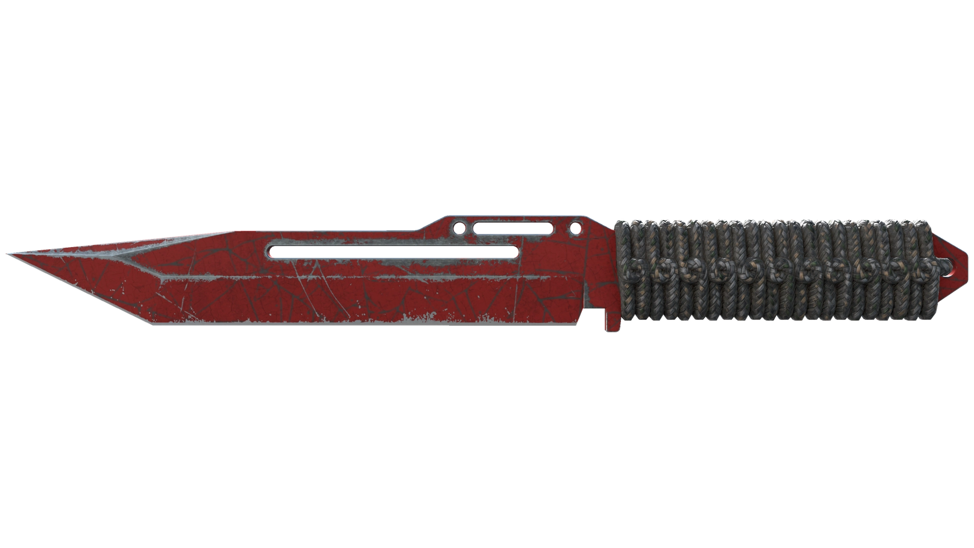 ★ Paracord Knife | Crimson Web (Battle-Scarred)