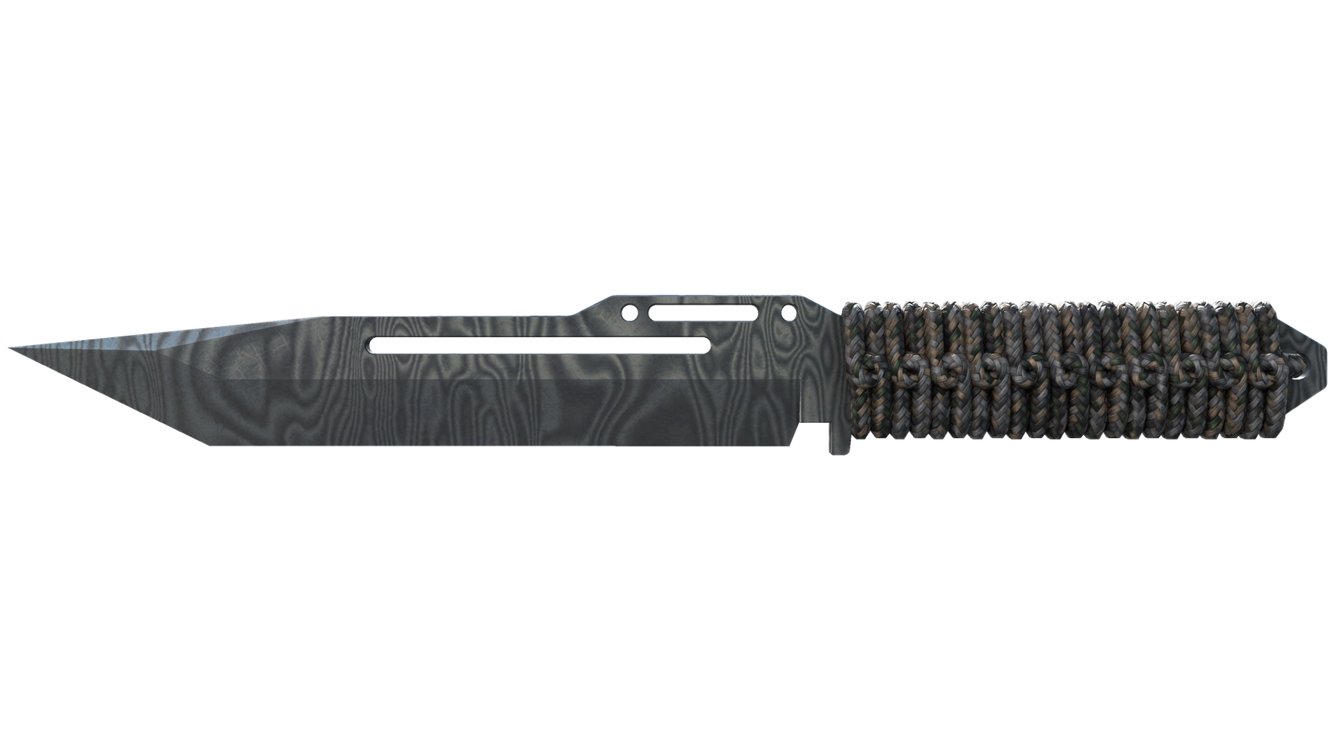 ★ Paracord Knife | Damascus Steel (Battle-Scarred)