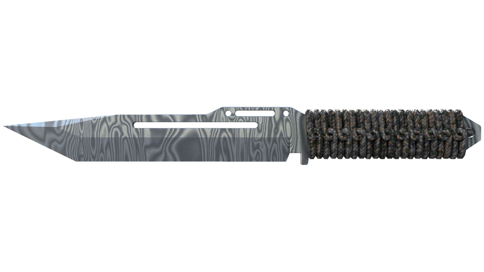 ★ Paracord Knife | Damascus Steel (Minimal Wear)