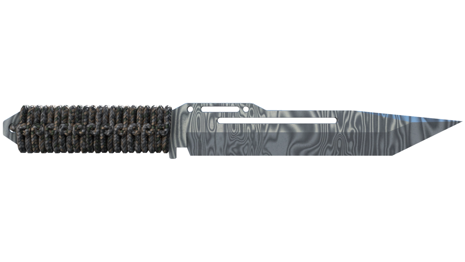 ★ Paracord Knife | Damascus Steel (Minimal Wear)