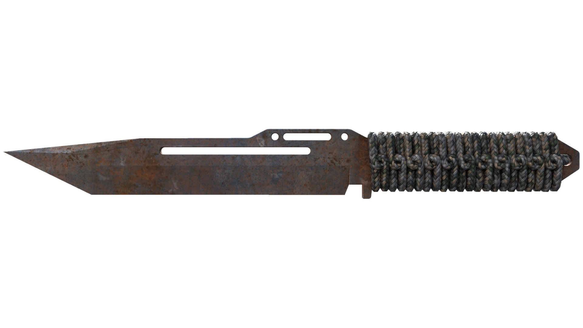 ★ Paracord Knife | Rust Coat (Battle-Scarred)