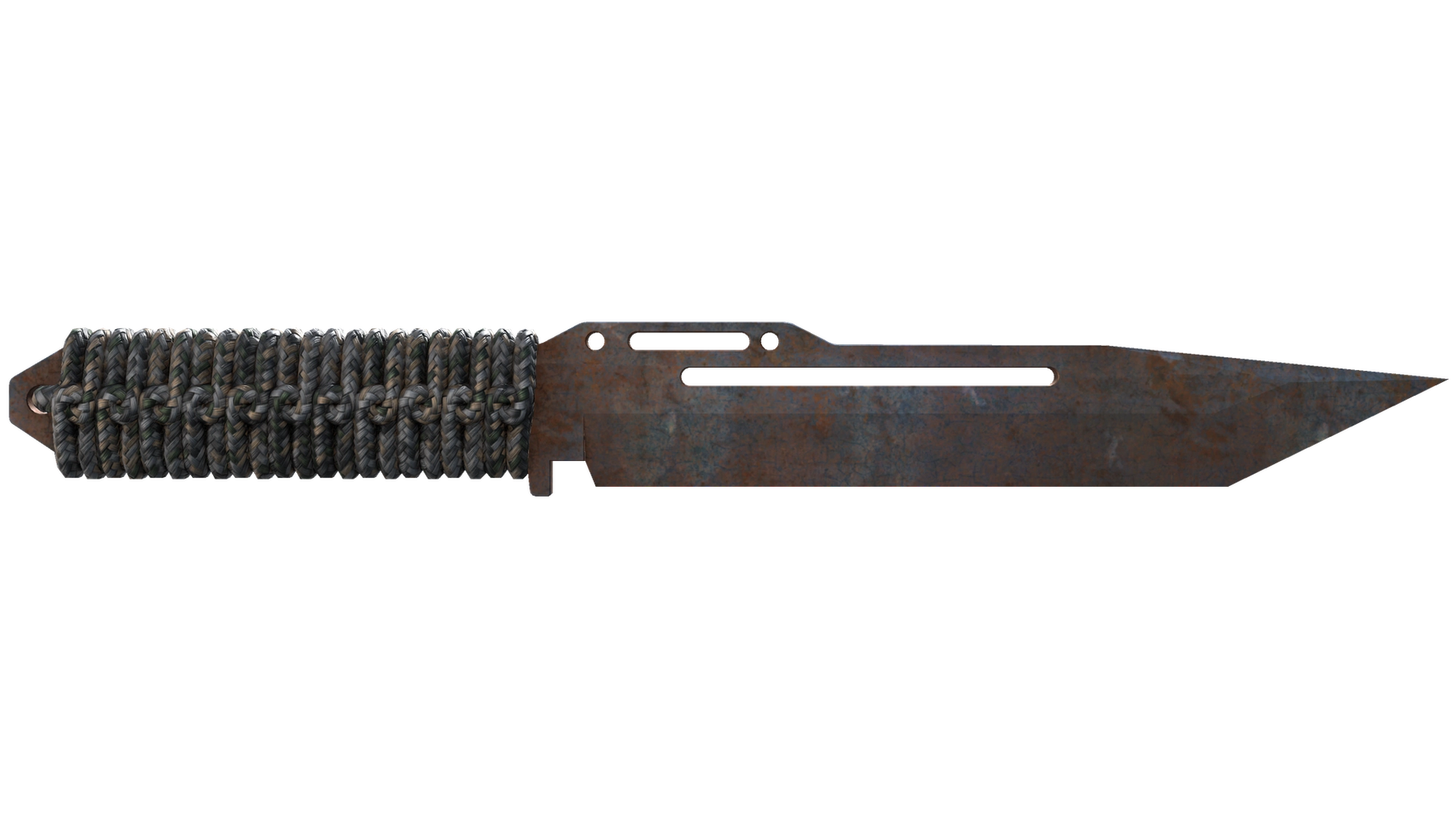 ★ Paracord Knife | Rust Coat (Battle-Scarred)