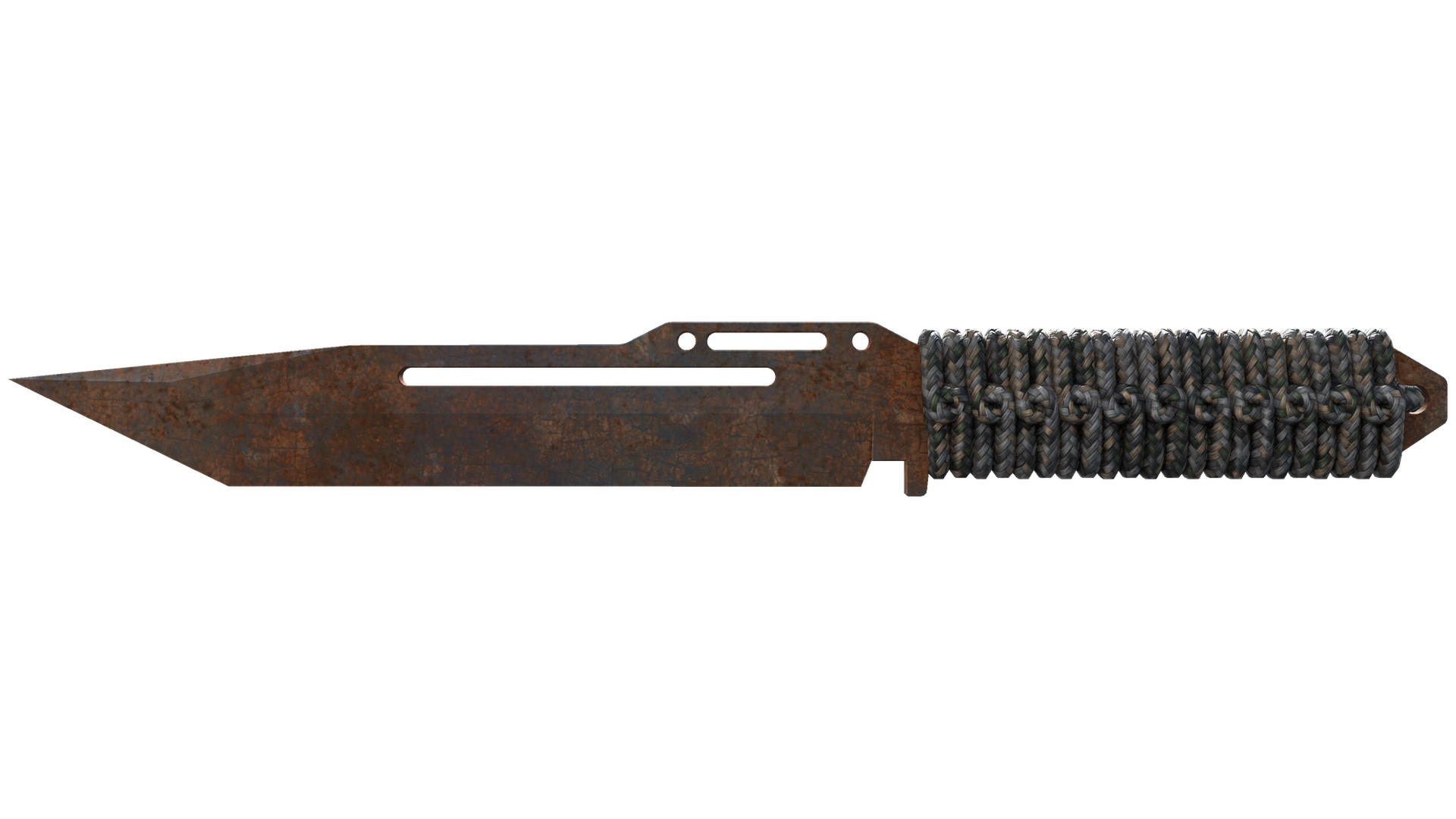 ★ Paracord Knife | Rust Coat (Battle-Scarred)