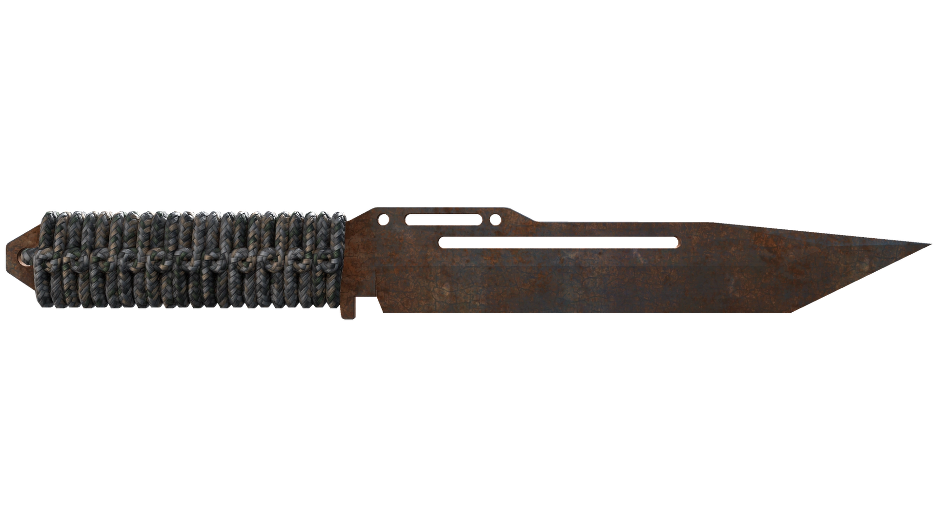 ★ Paracord Knife | Rust Coat (Battle-Scarred)