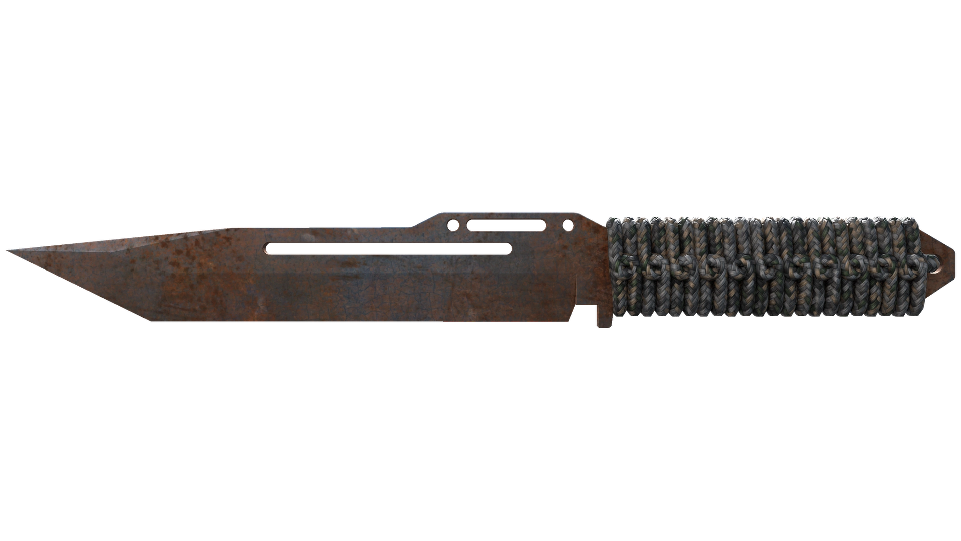 ★ Paracord Knife | Rust Coat (Battle-Scarred)