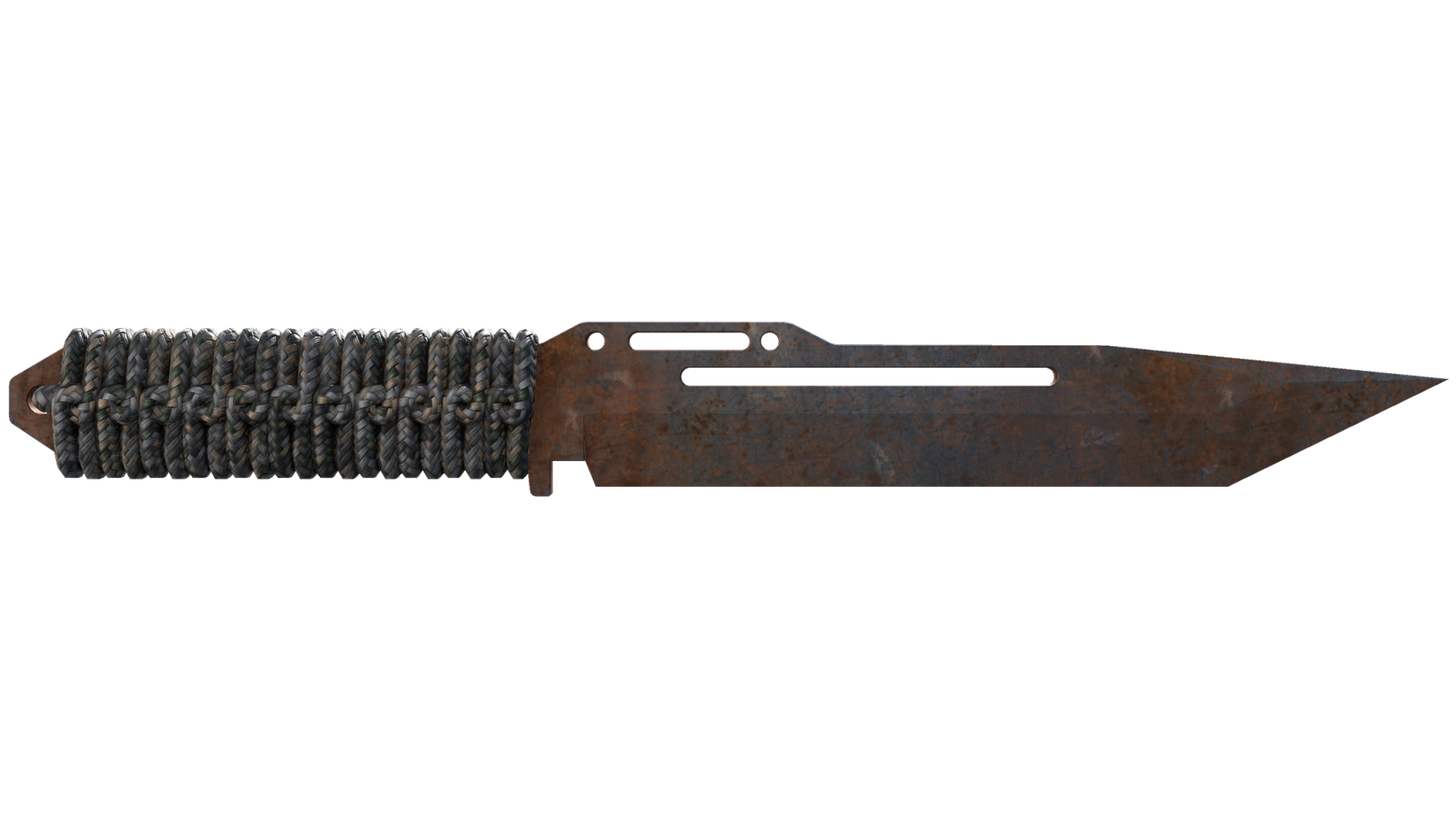 ★ Paracord Knife | Rust Coat (Battle-Scarred)